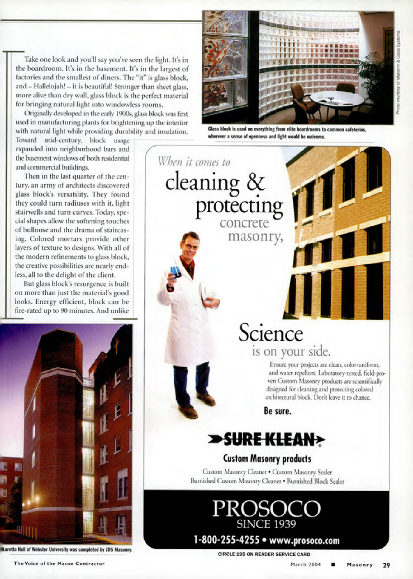 Masonry Magazine March 2004 Page. 43