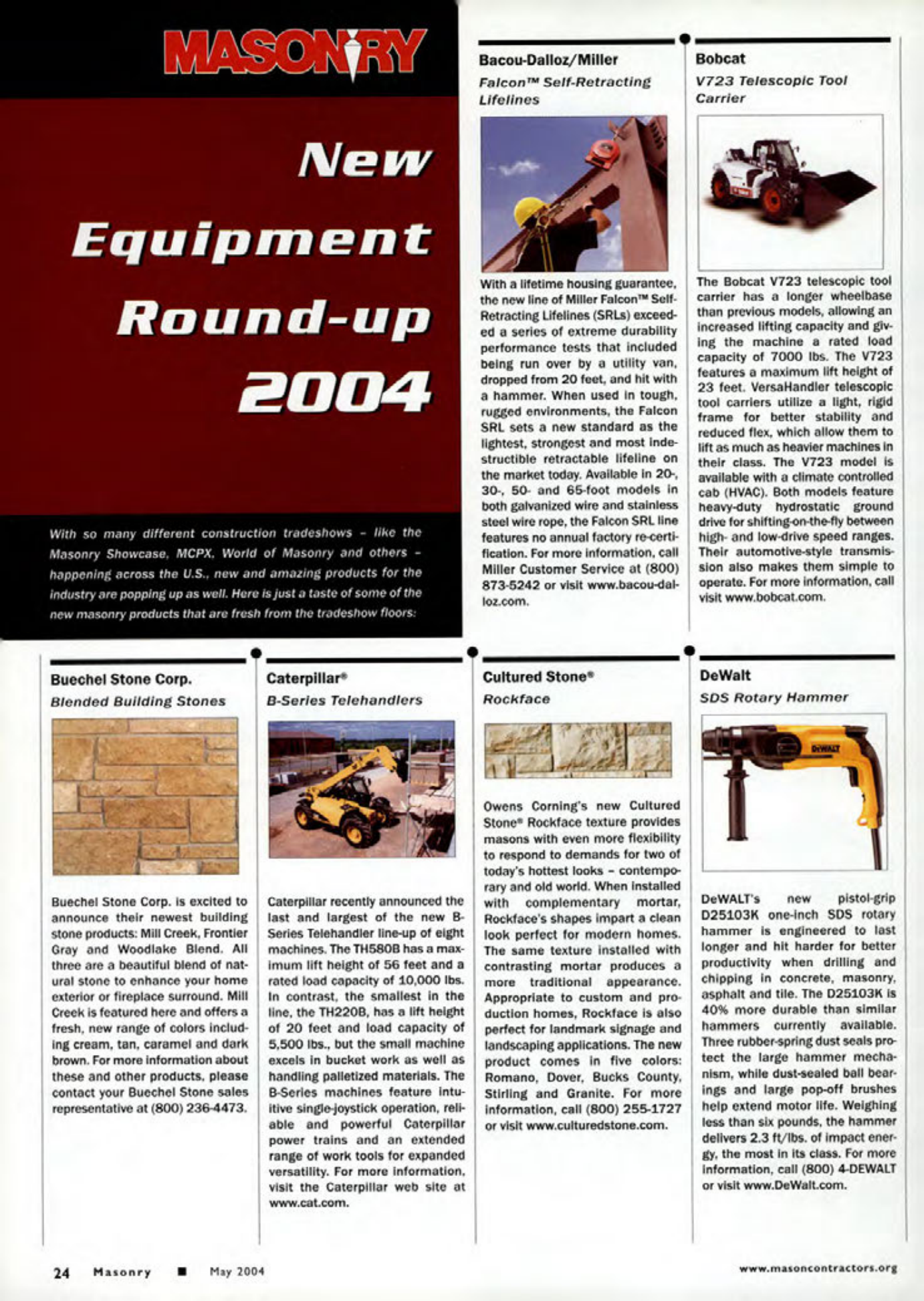 Masonry Magazine May 2004 Page. 26