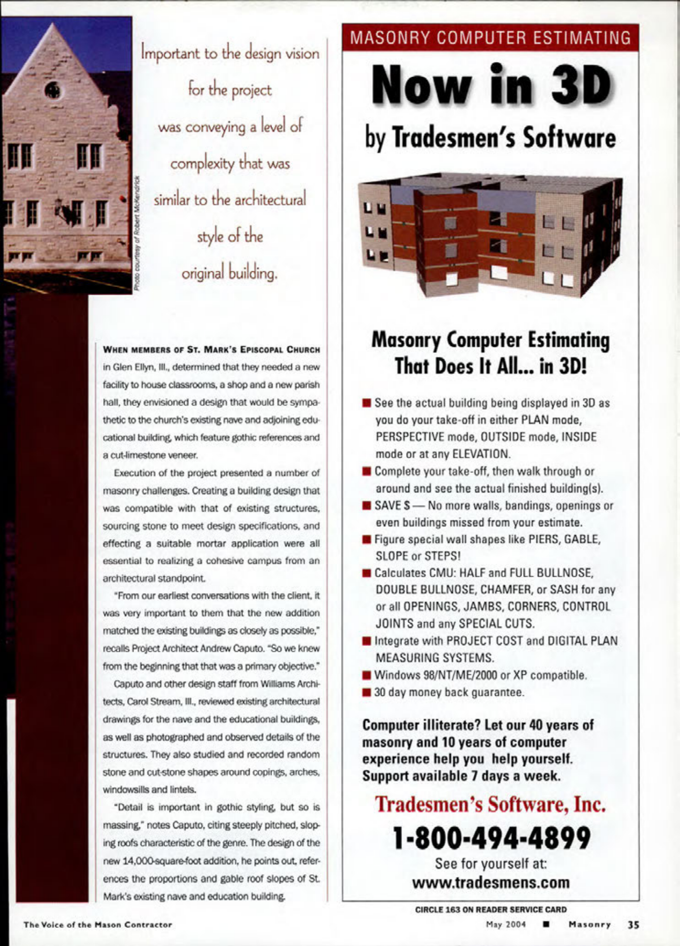 Masonry Magazine May 2004 Page. 37