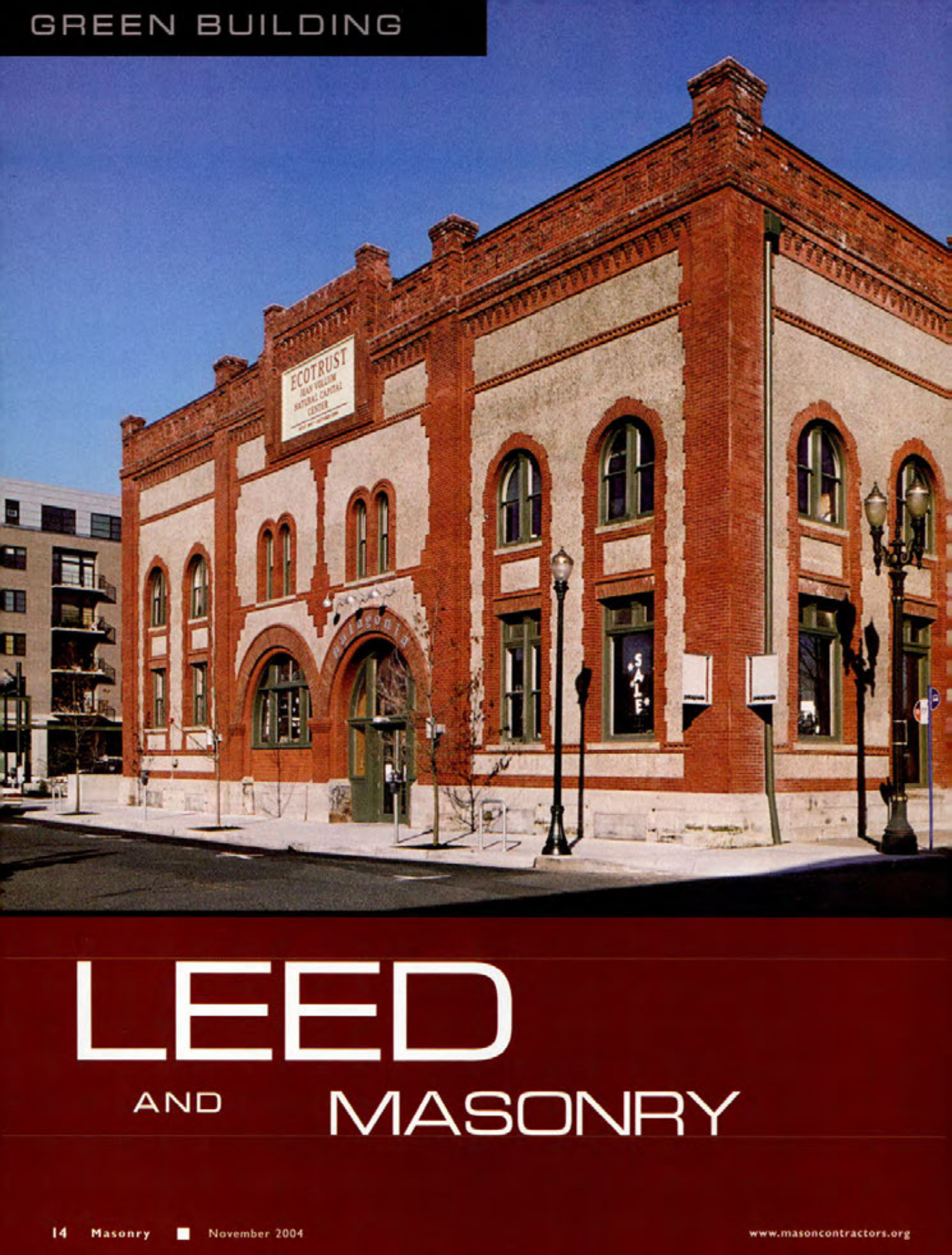 Masonry Magazine November 2004 Page. 16