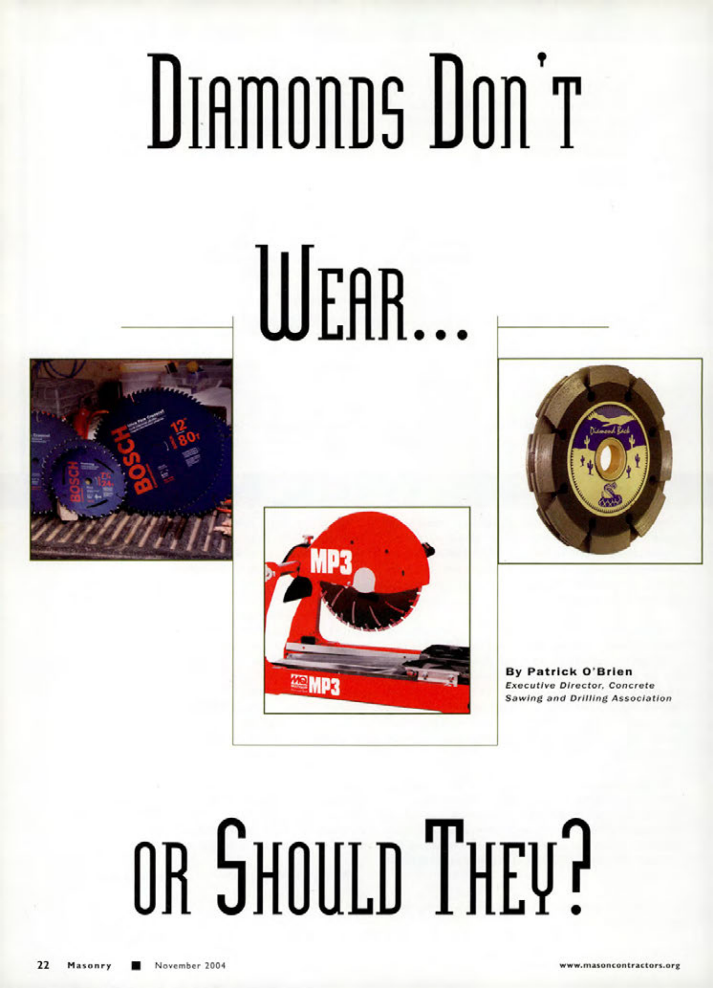 Masonry Magazine November 2004 Page. 24