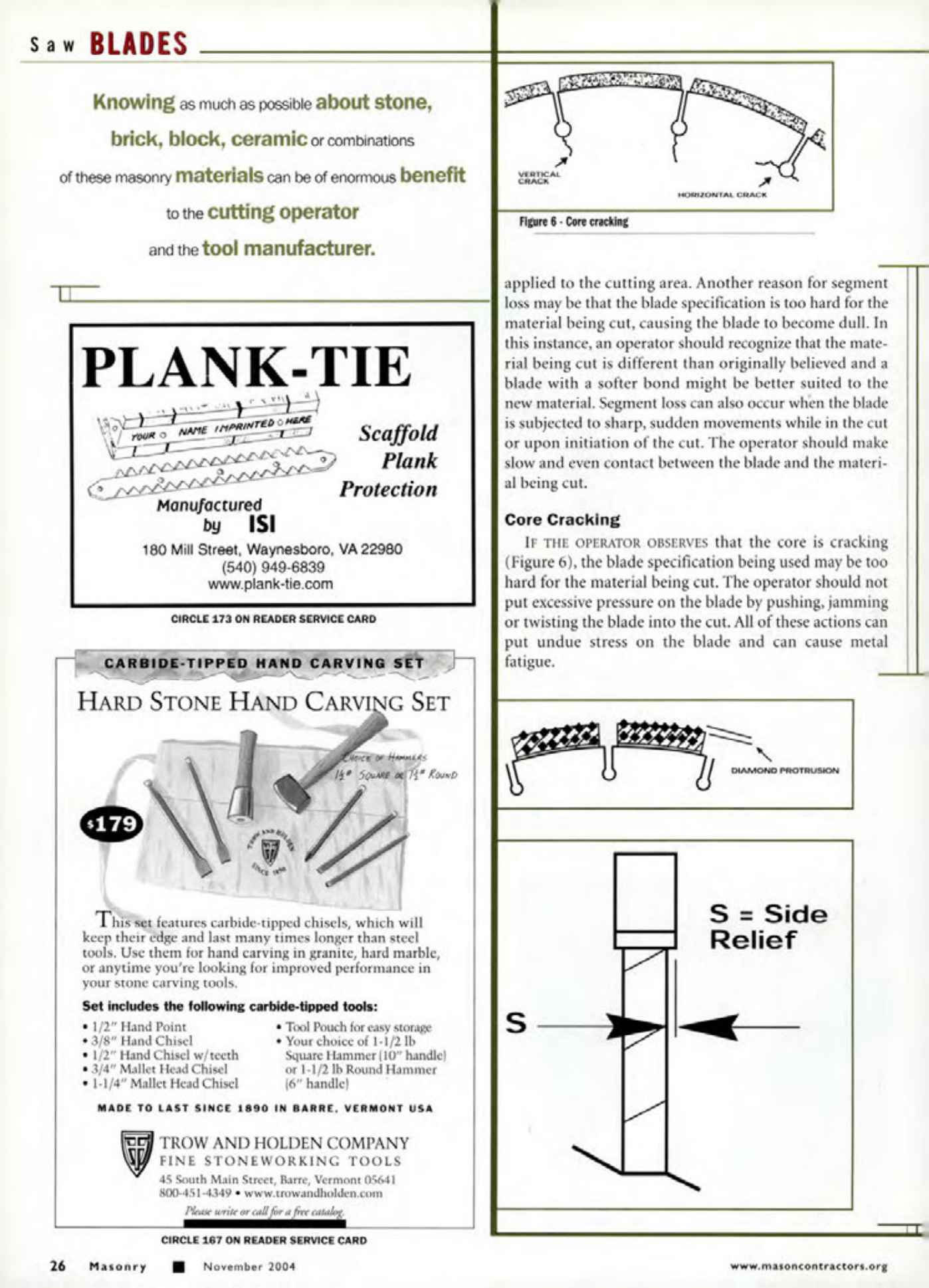 Masonry Magazine November 2004 Page. 28