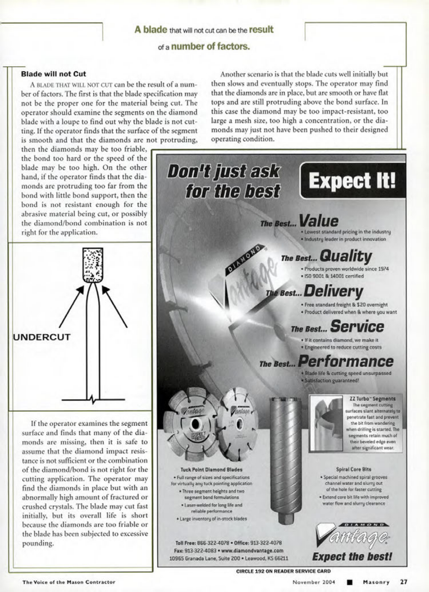 Masonry Magazine November 2004 Page. 29