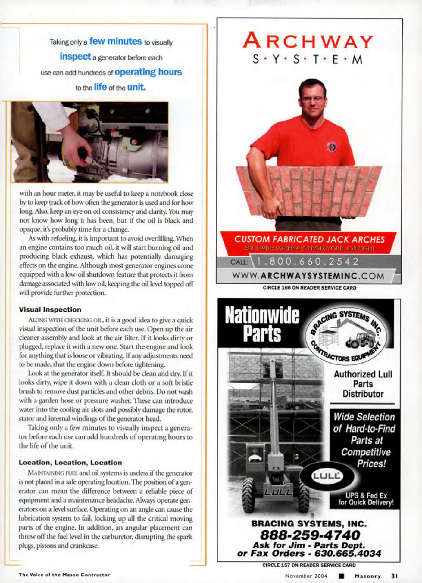 Masonry Magazine November 2004 Page. 33