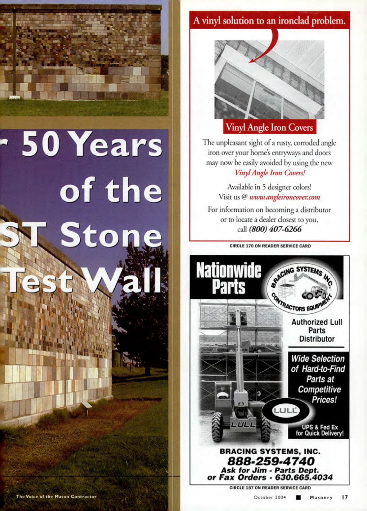 Masonry Magazine October 2004 Page. 19