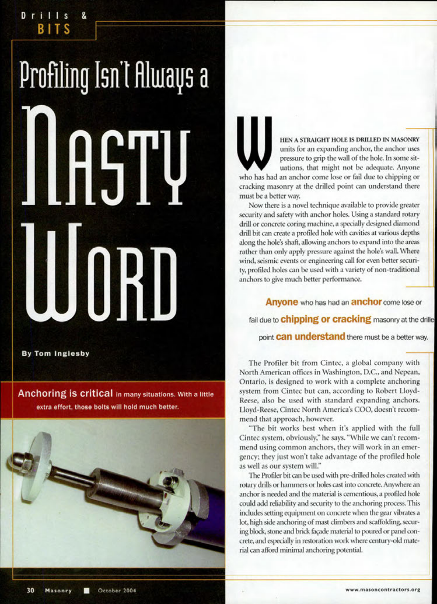 Masonry Magazine October 2004 Page. 32