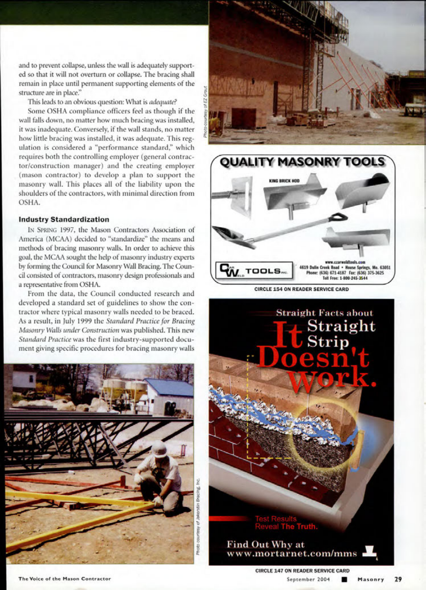 Masonry Magazine September 2004 Page. 31