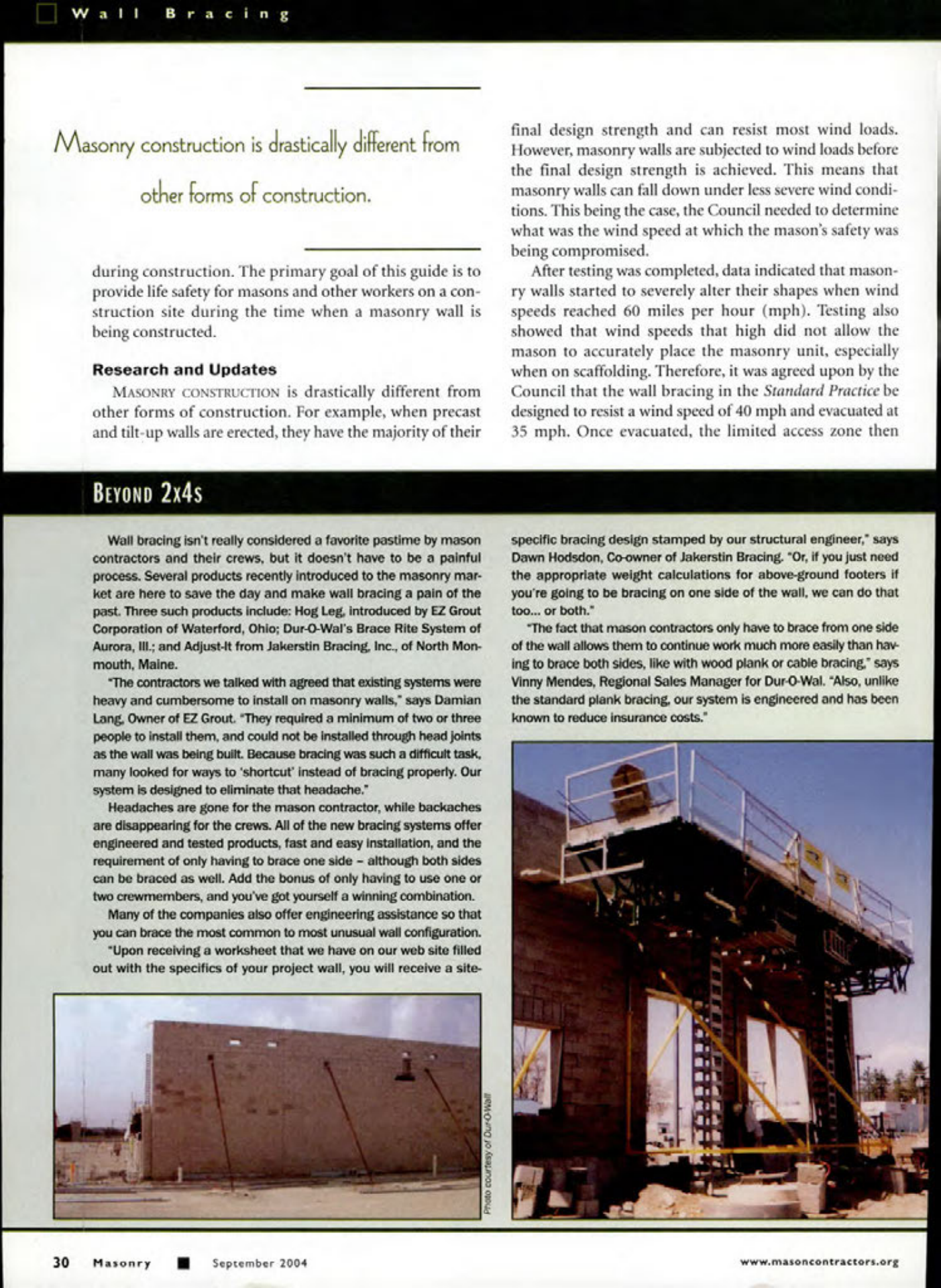 Masonry Magazine September 2004 Page. 32