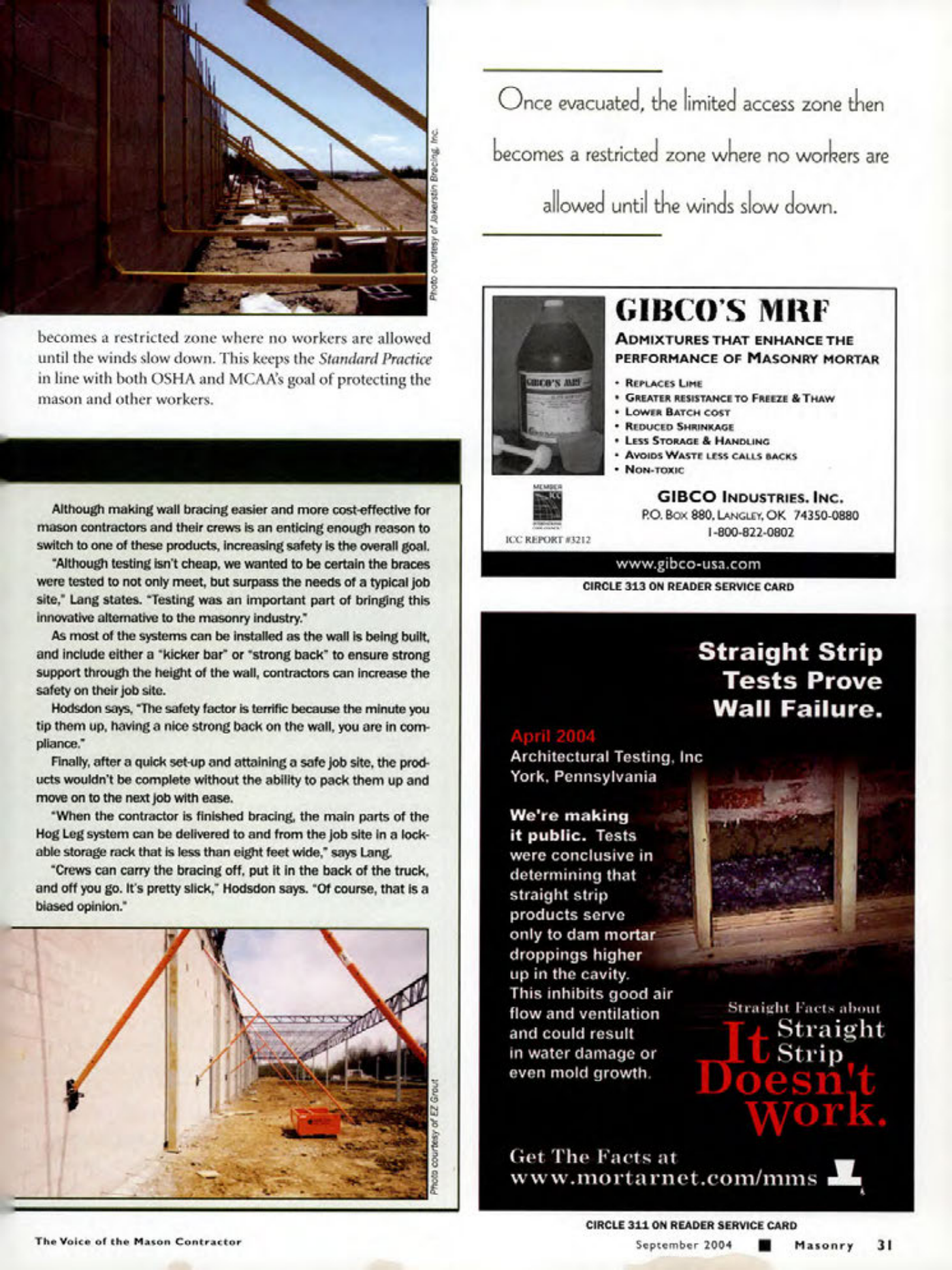 Masonry Magazine September 2004 Page. 33