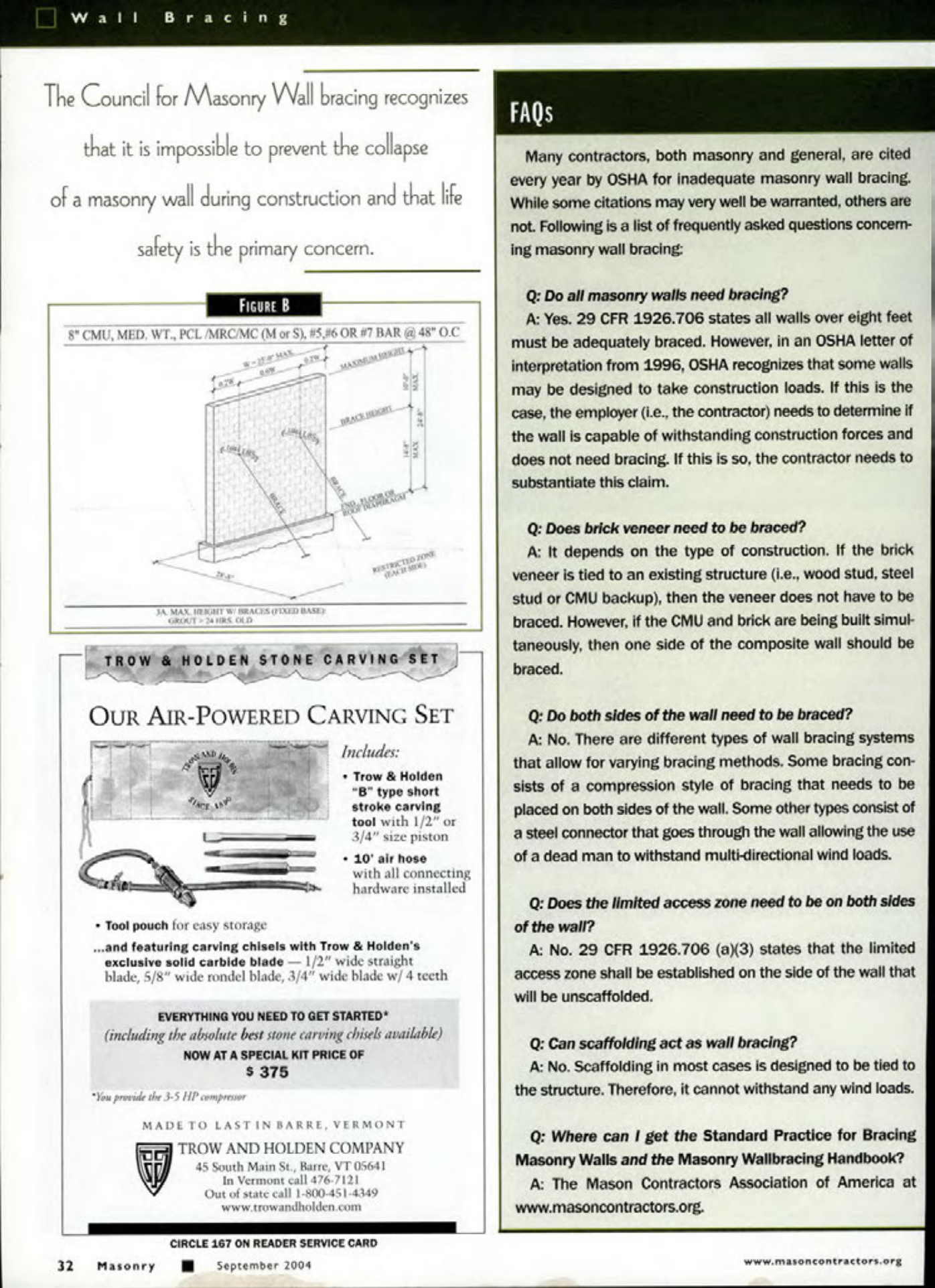 Masonry Magazine September 2004 Page. 34