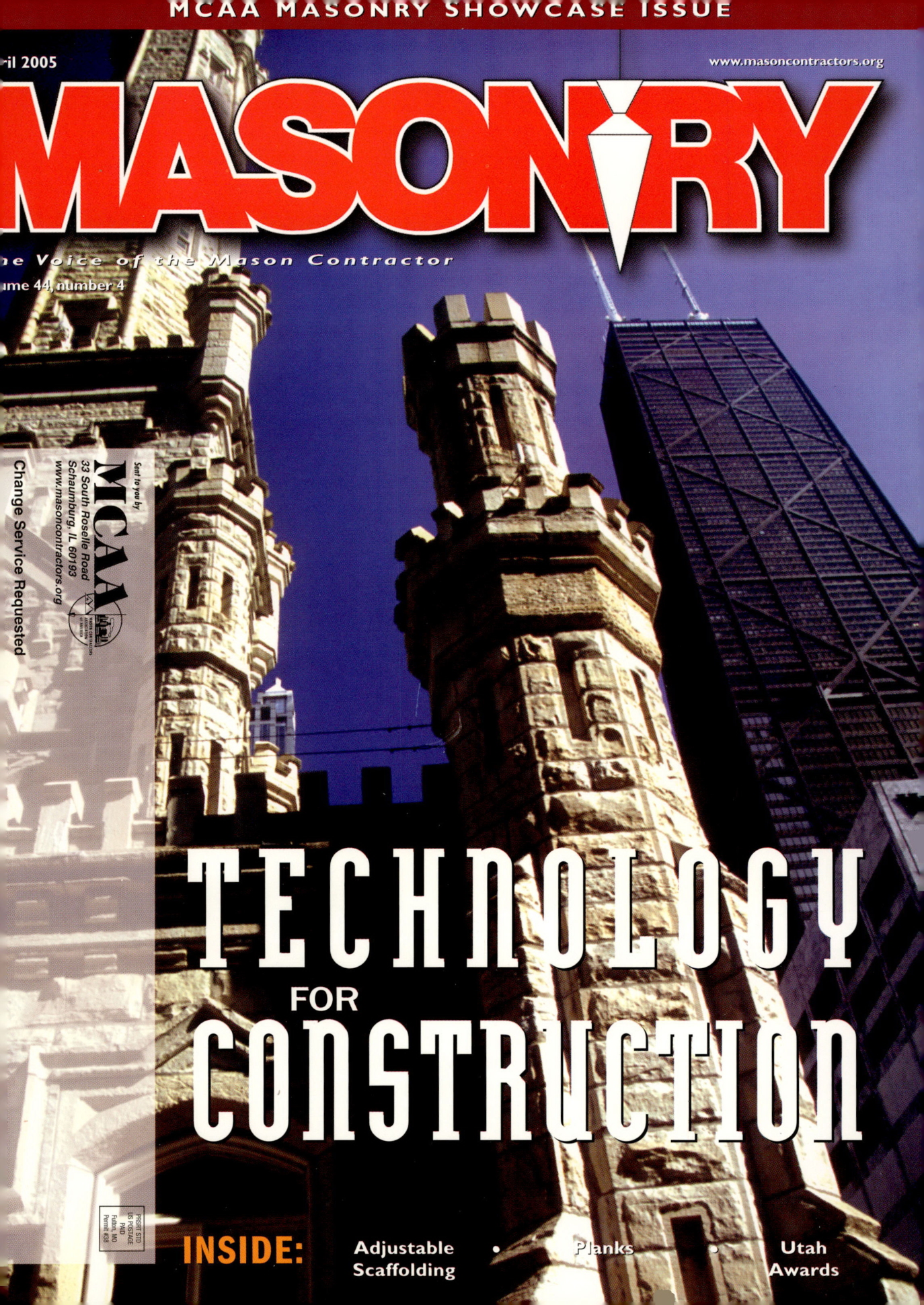 Masonry Magazine April 2005 Page. 1
