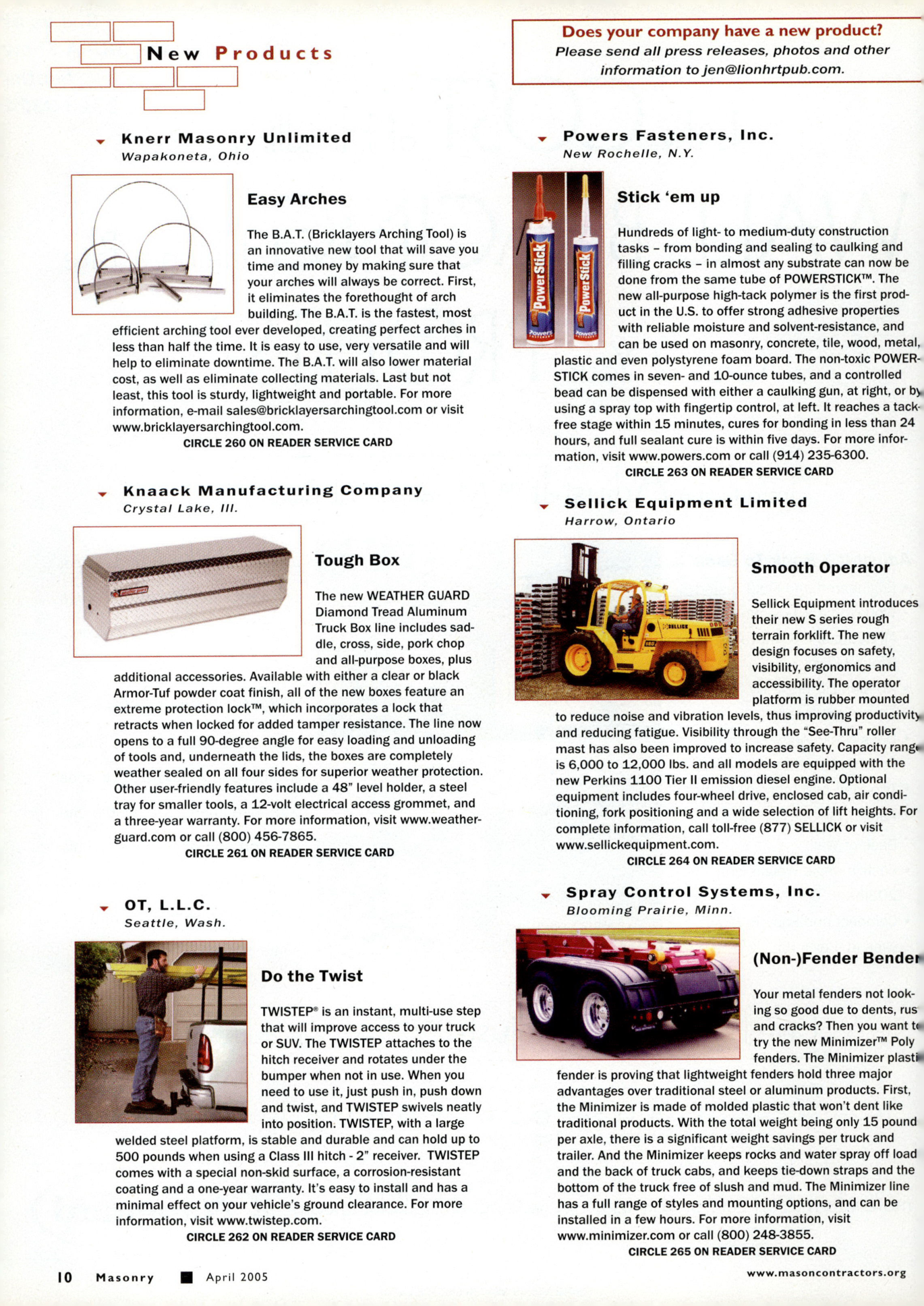 Masonry Magazine April 2005 Page. 12