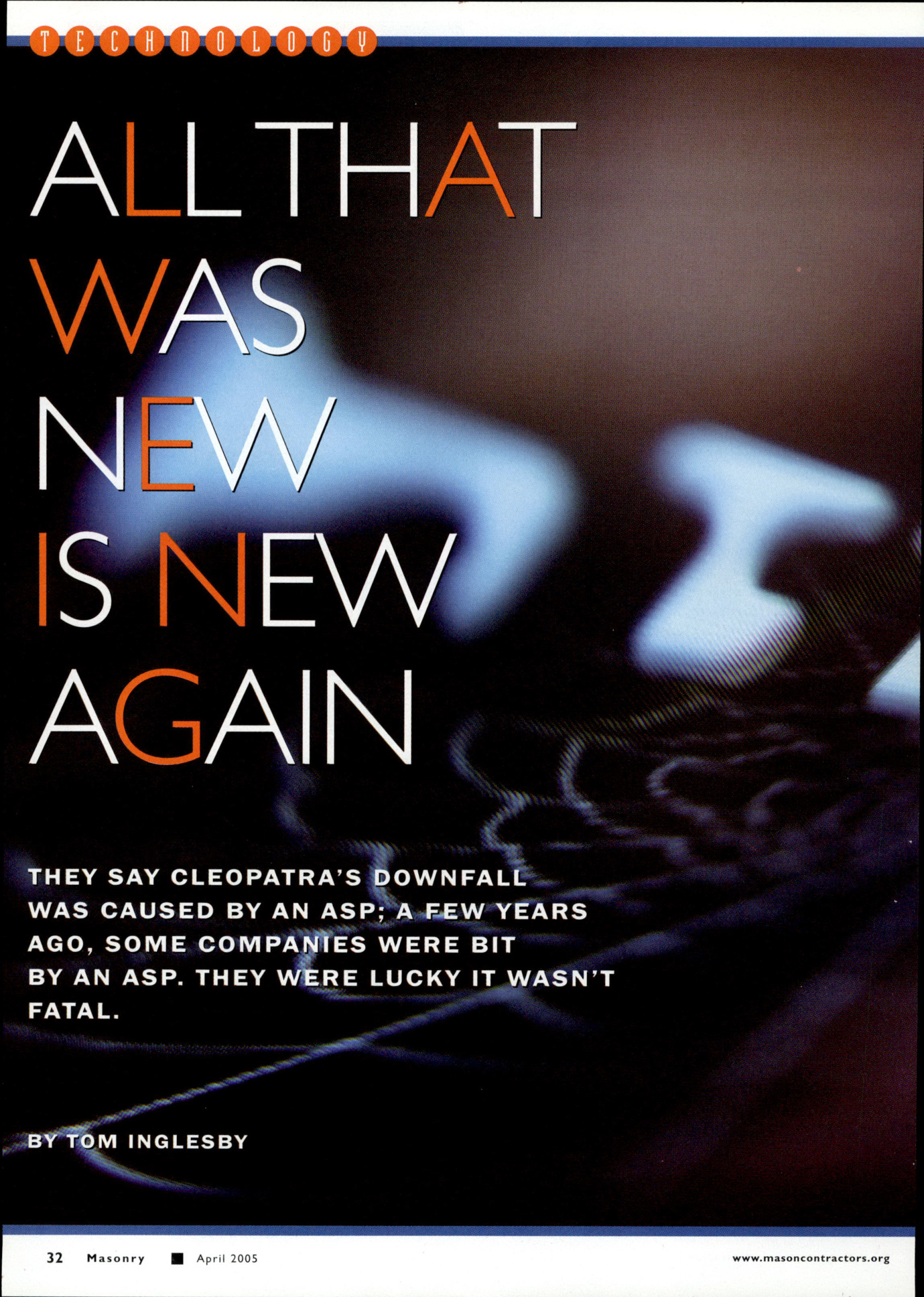 Masonry Magazine April 2005 Page. 34