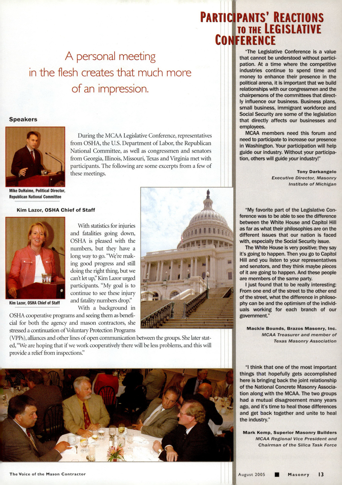 Masonry Magazine August 2005 Page. 15