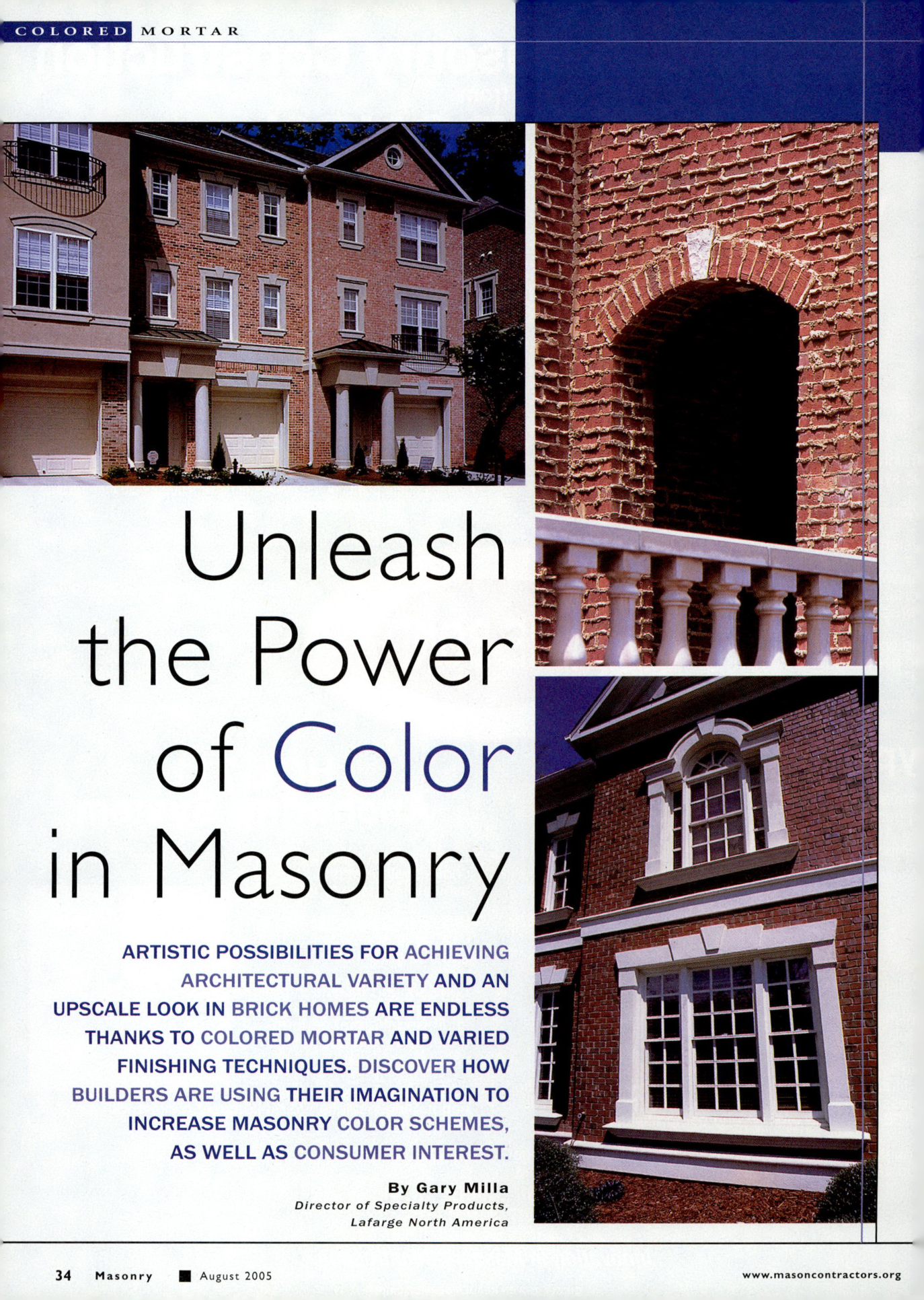 Masonry Magazine August 2005 Page. 36