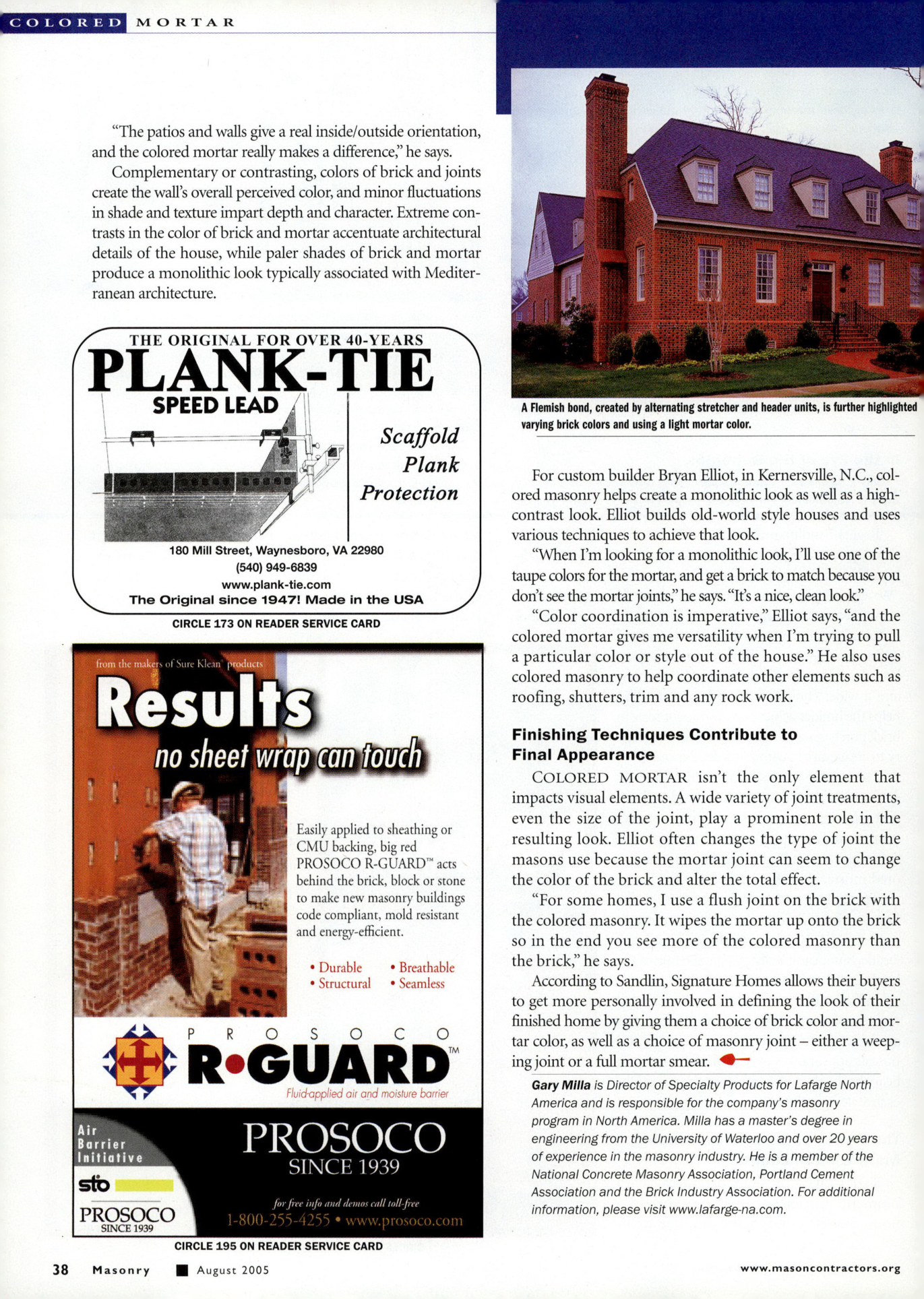 Masonry Magazine August 2005 Page. 40
