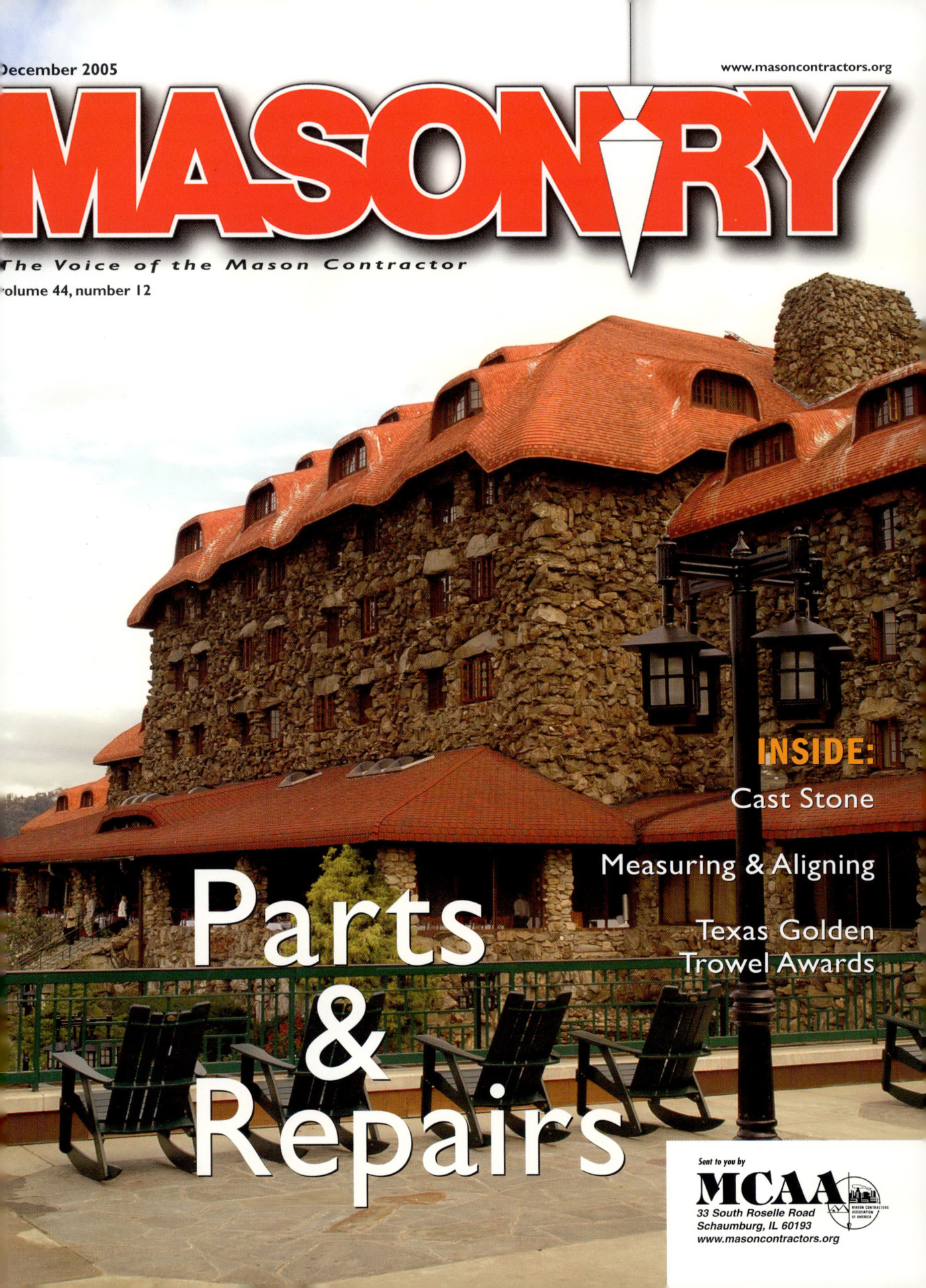 Masonry Magazine December 2005 Page. 1