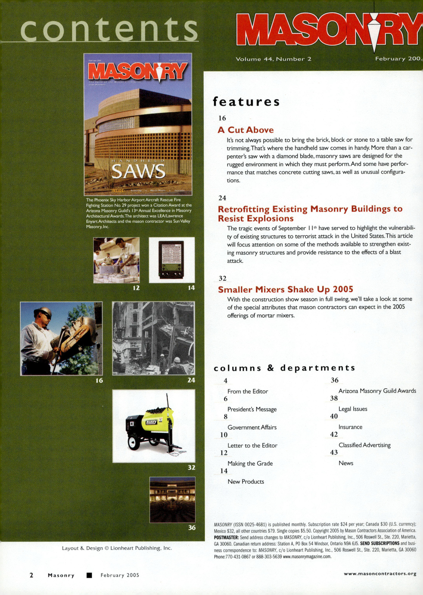 Masonry Magazine February 2005 Page. 4