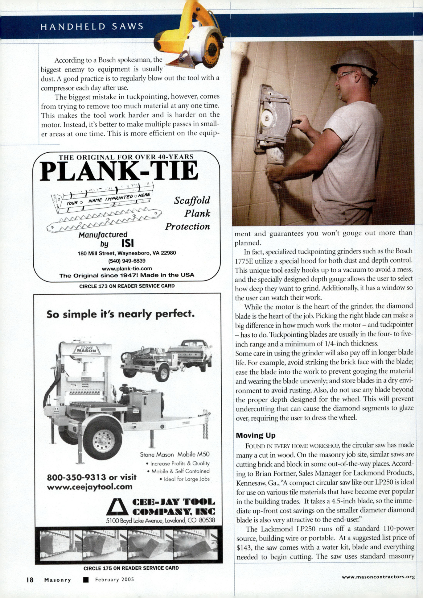 Masonry Magazine February 2005 Page. 20
