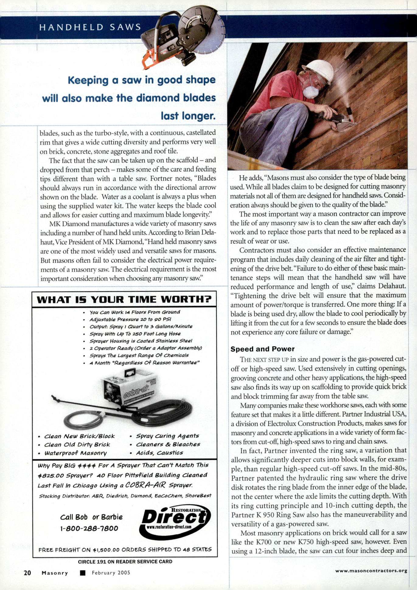 Masonry Magazine February 2005 Page. 22