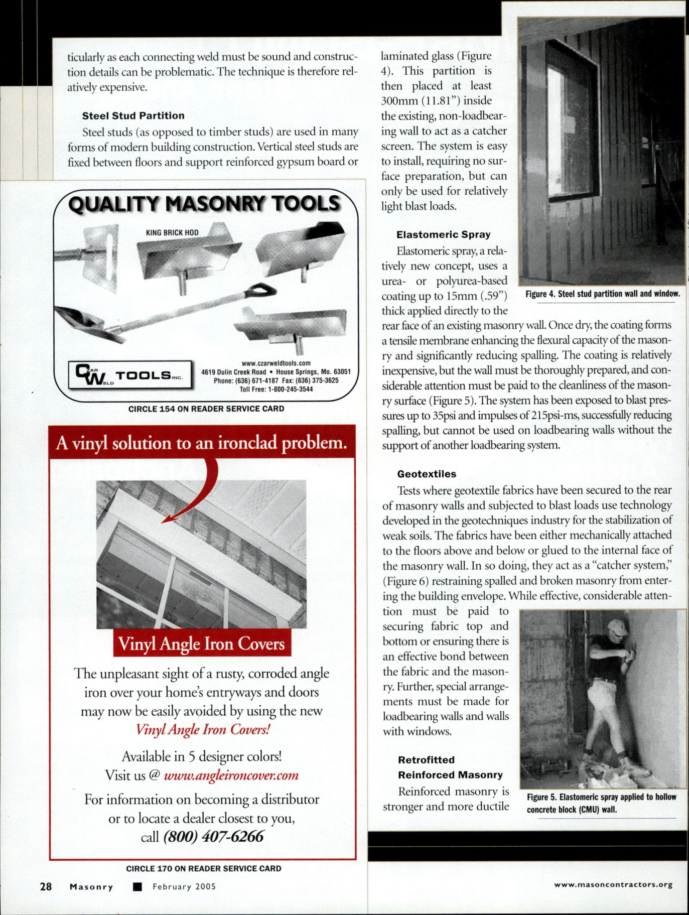 Masonry Magazine February 2005 Page. 30
