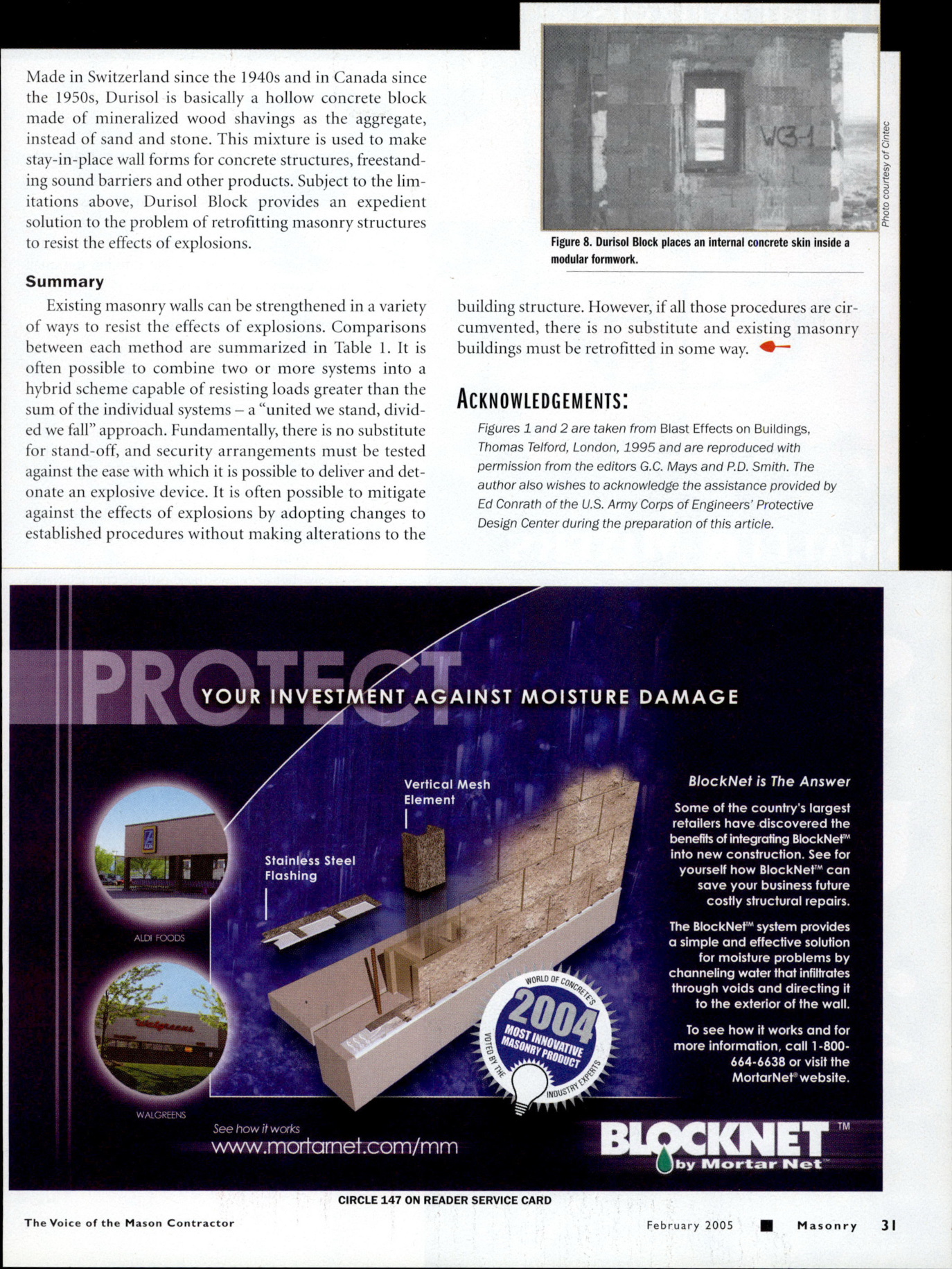 Masonry Magazine February 2005 Page. 33