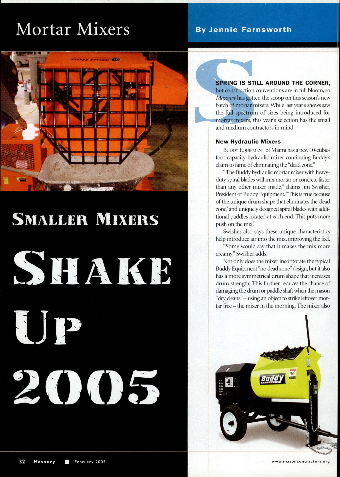 Masonry Magazine February 2005 Page. 34