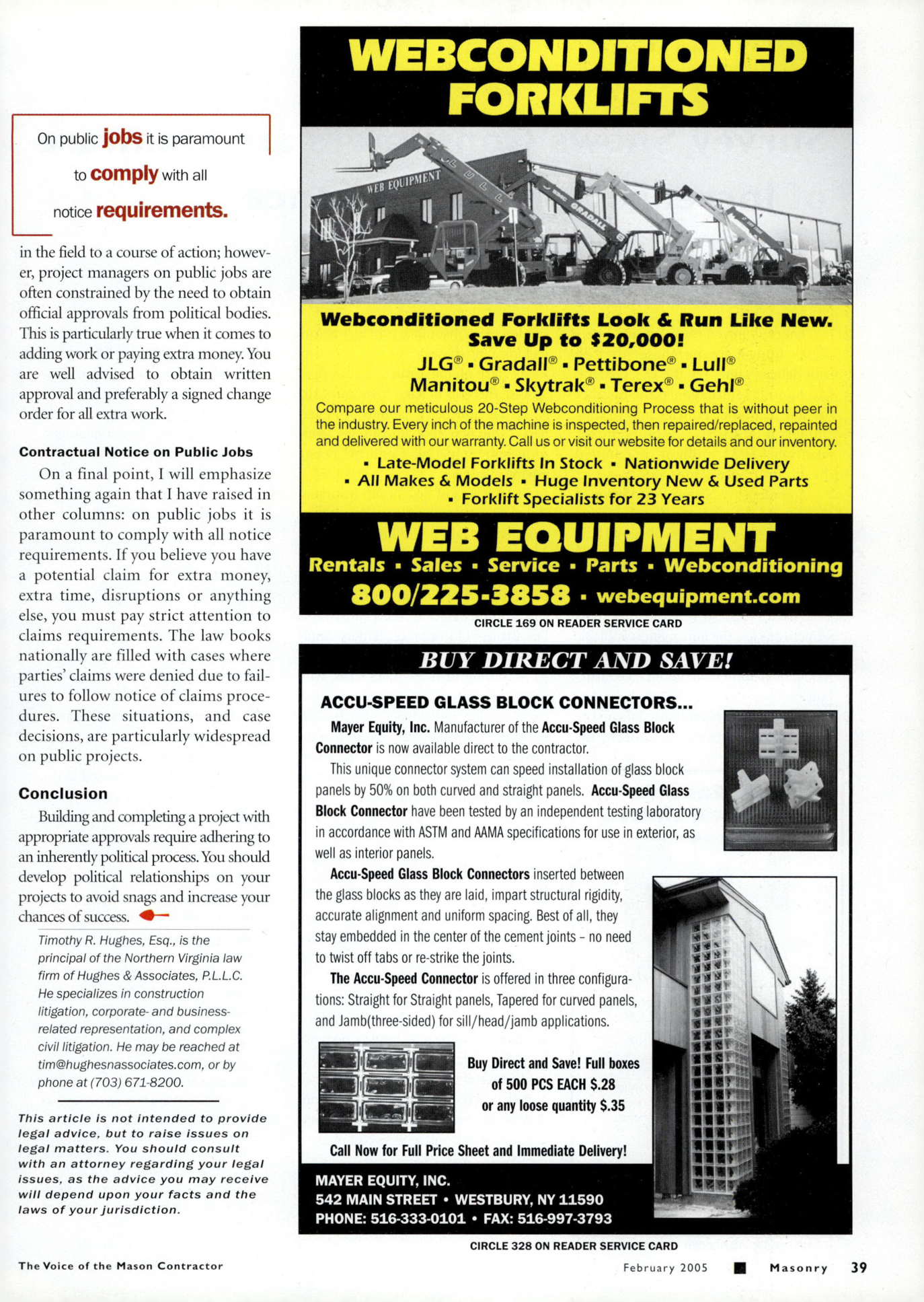 Masonry Magazine February 2005 Page. 41