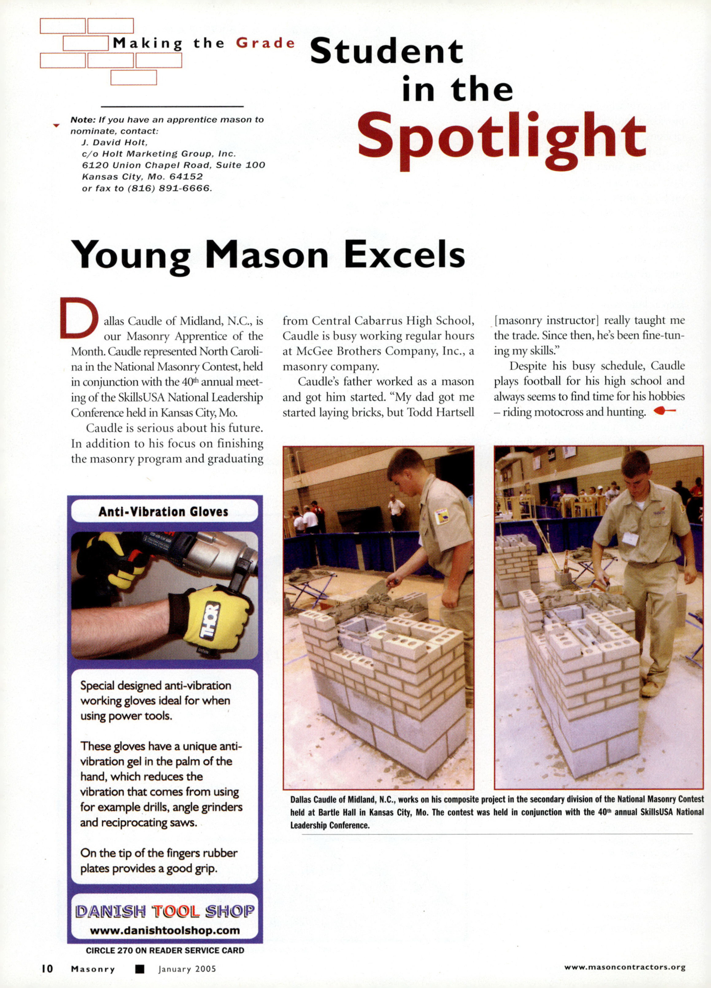 Masonry Magazine January 2005 Page. 12