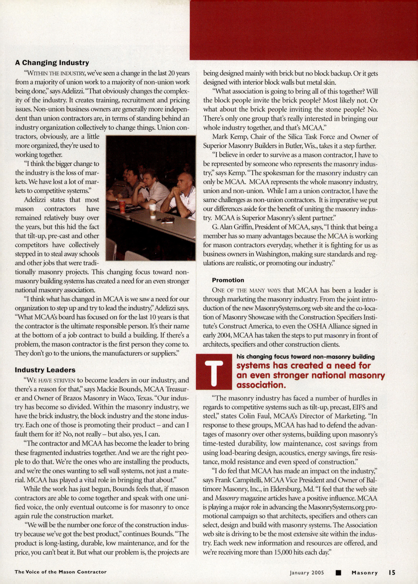 Masonry Magazine January 2005 Page. 17