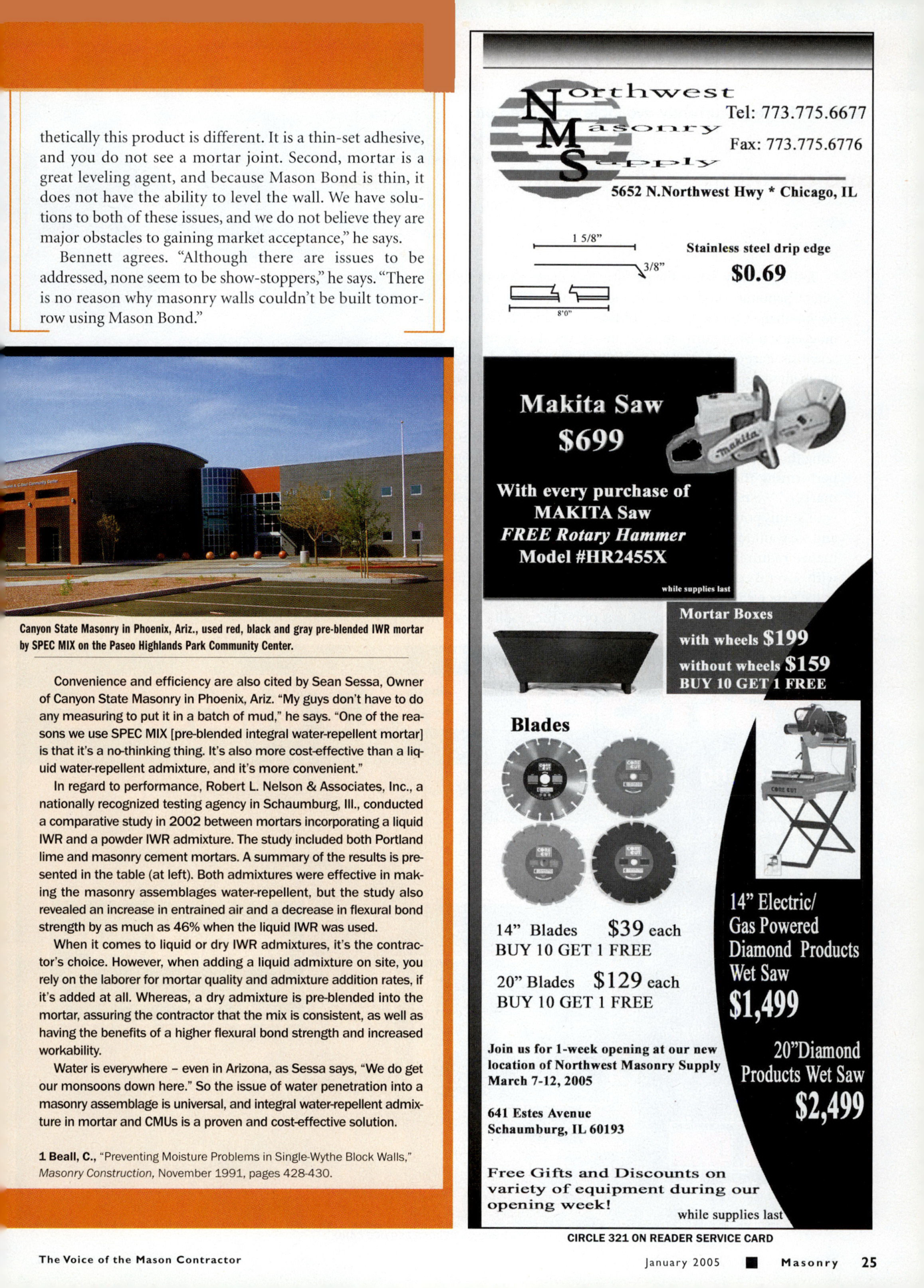 Masonry Magazine January 2005 Page. 27