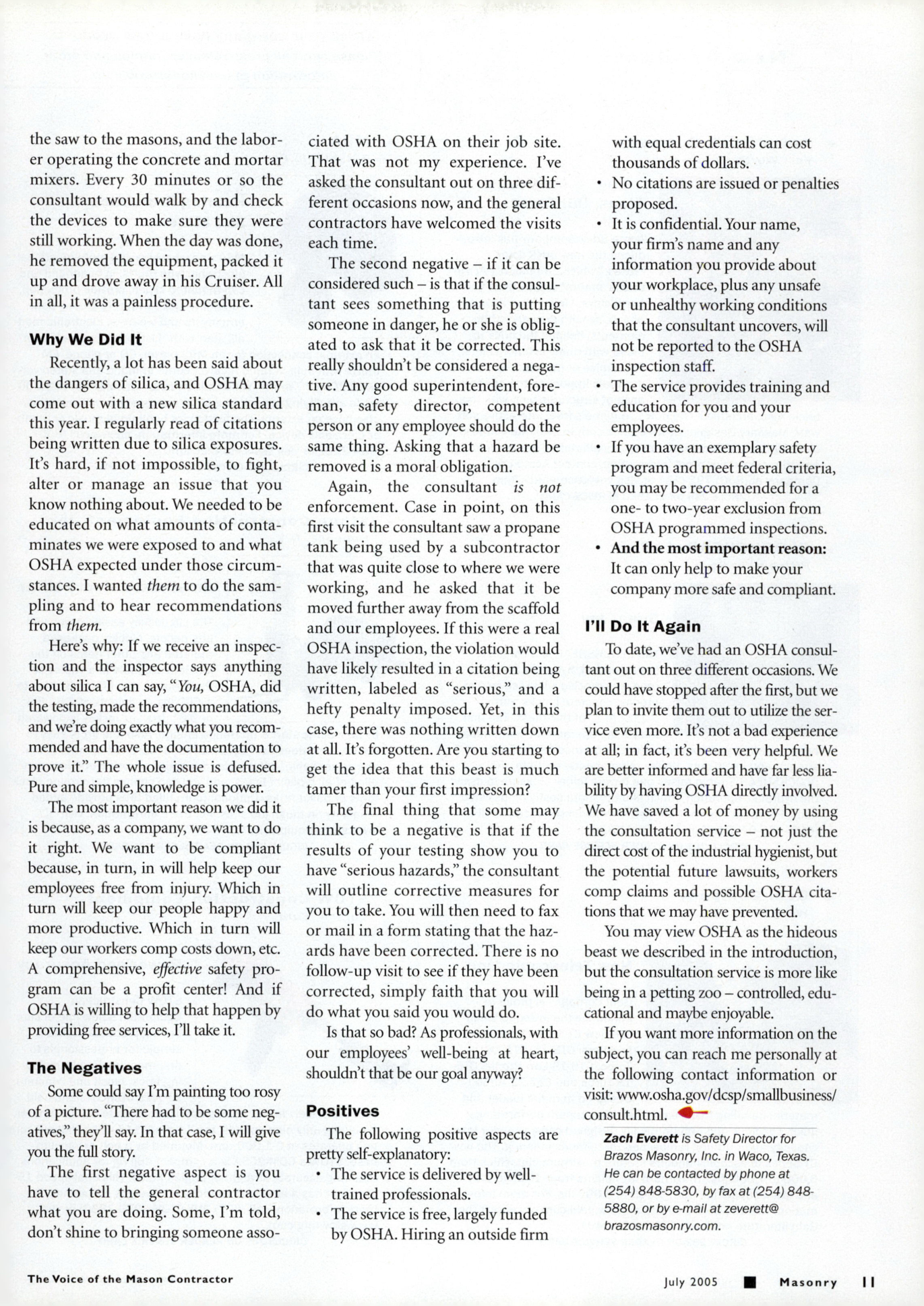 Masonry Magazine July 2005 Page. 13