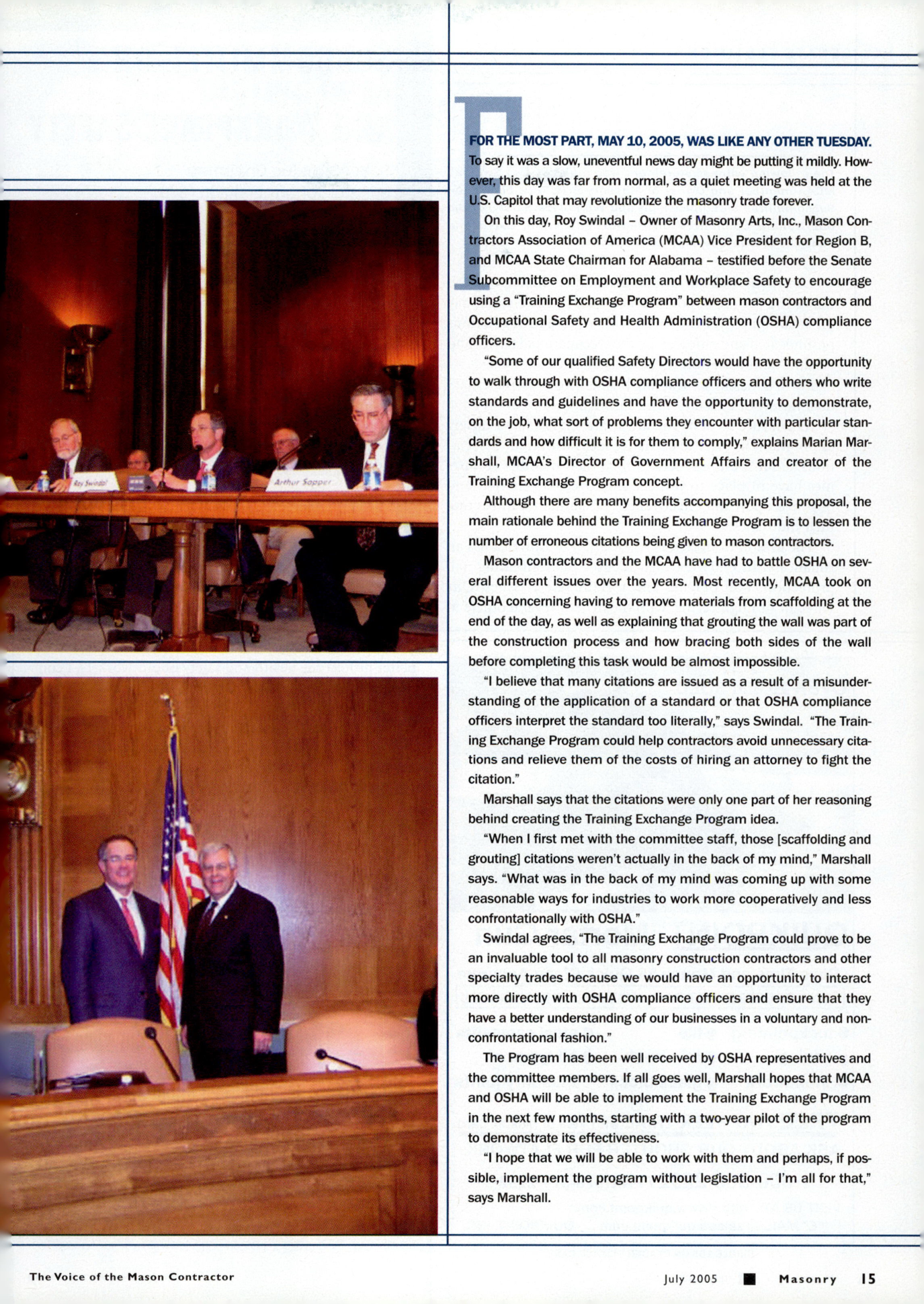 Masonry Magazine July 2005 Page. 17