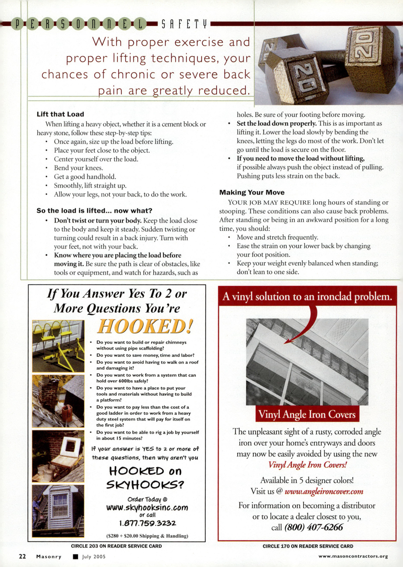 Masonry Magazine July 2005 Page. 24
