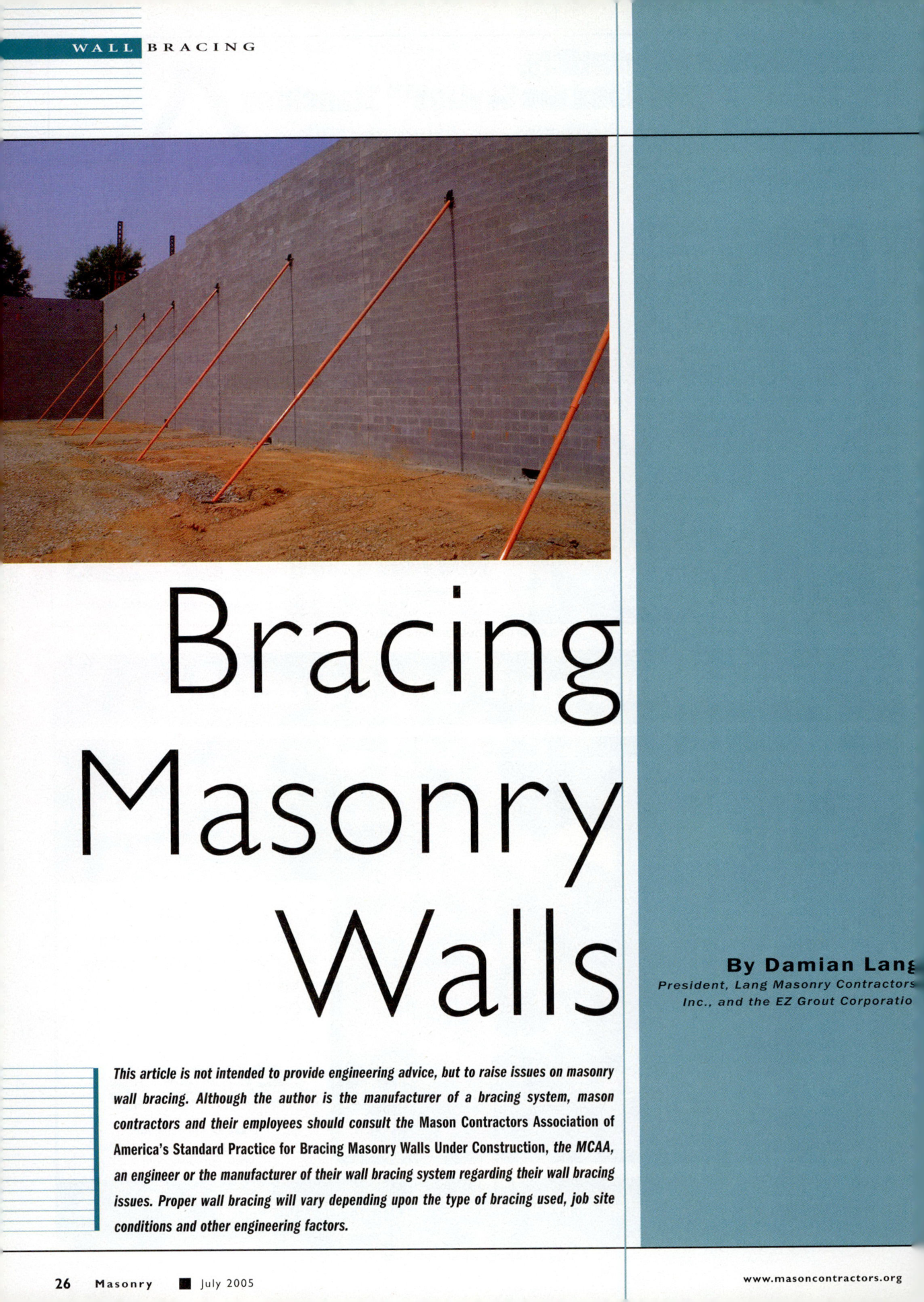 Masonry Magazine July 2005 Page. 28