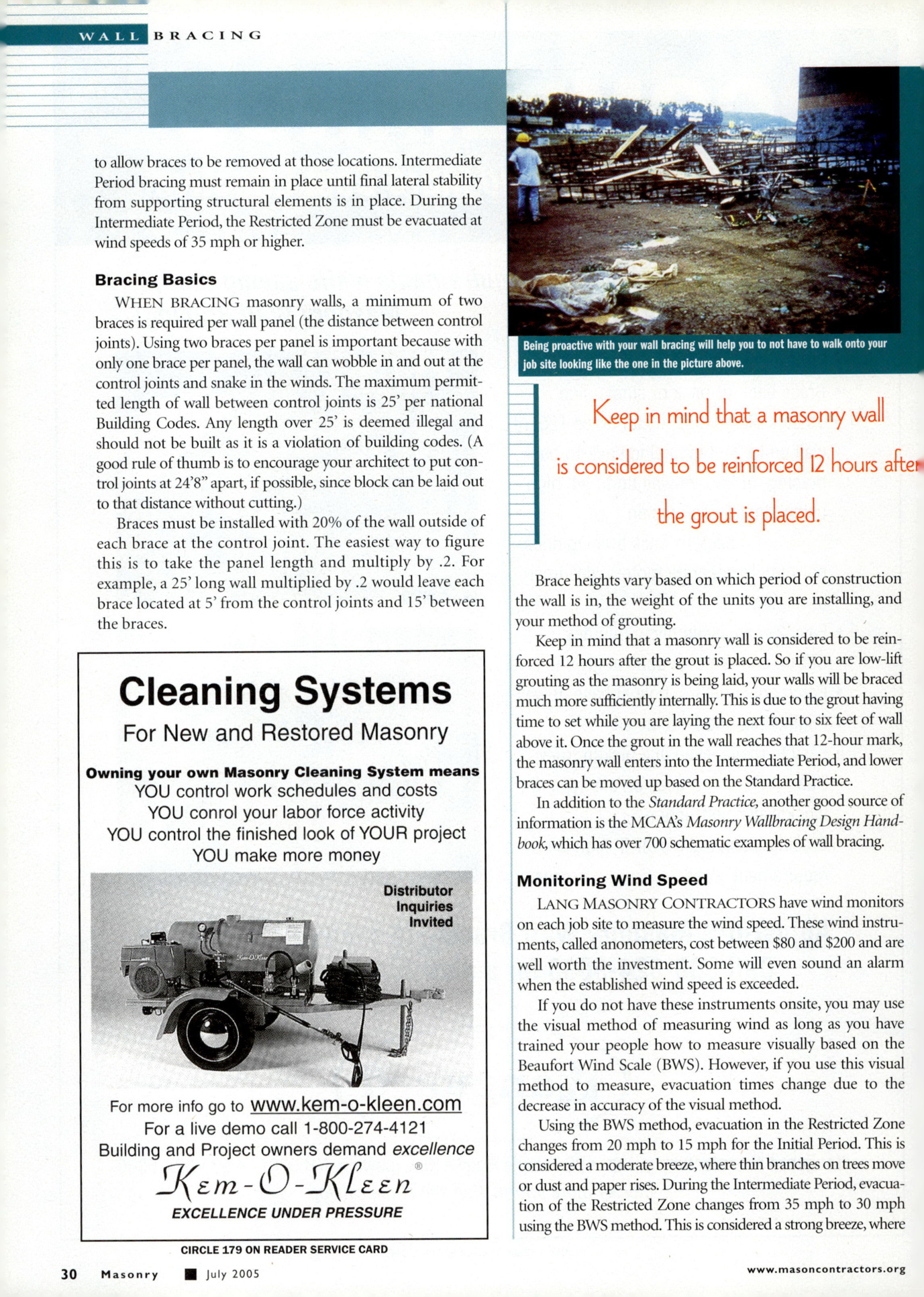 Masonry Magazine July 2005 Page. 32