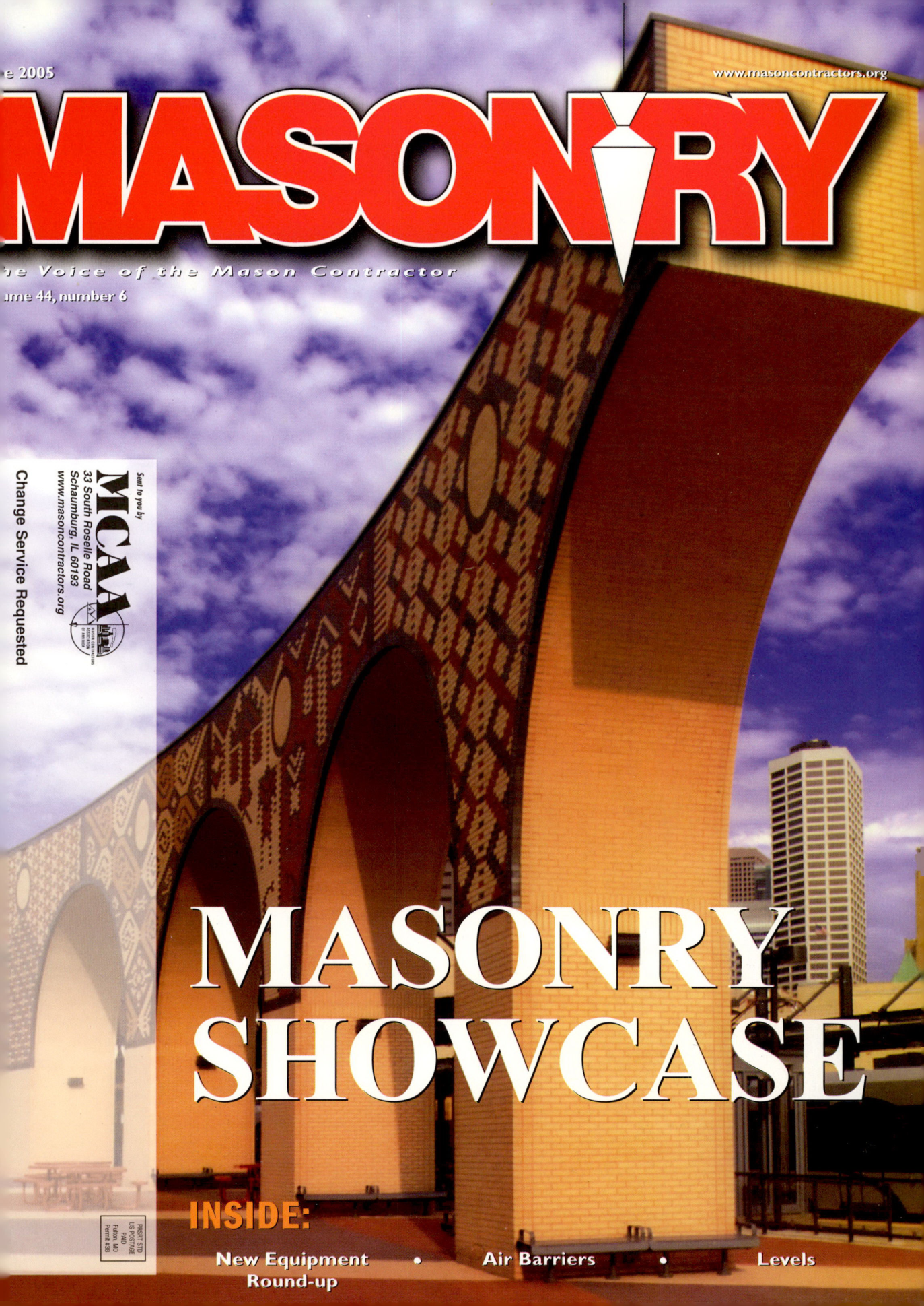 Masonry Magazine June 2005 Page. 1