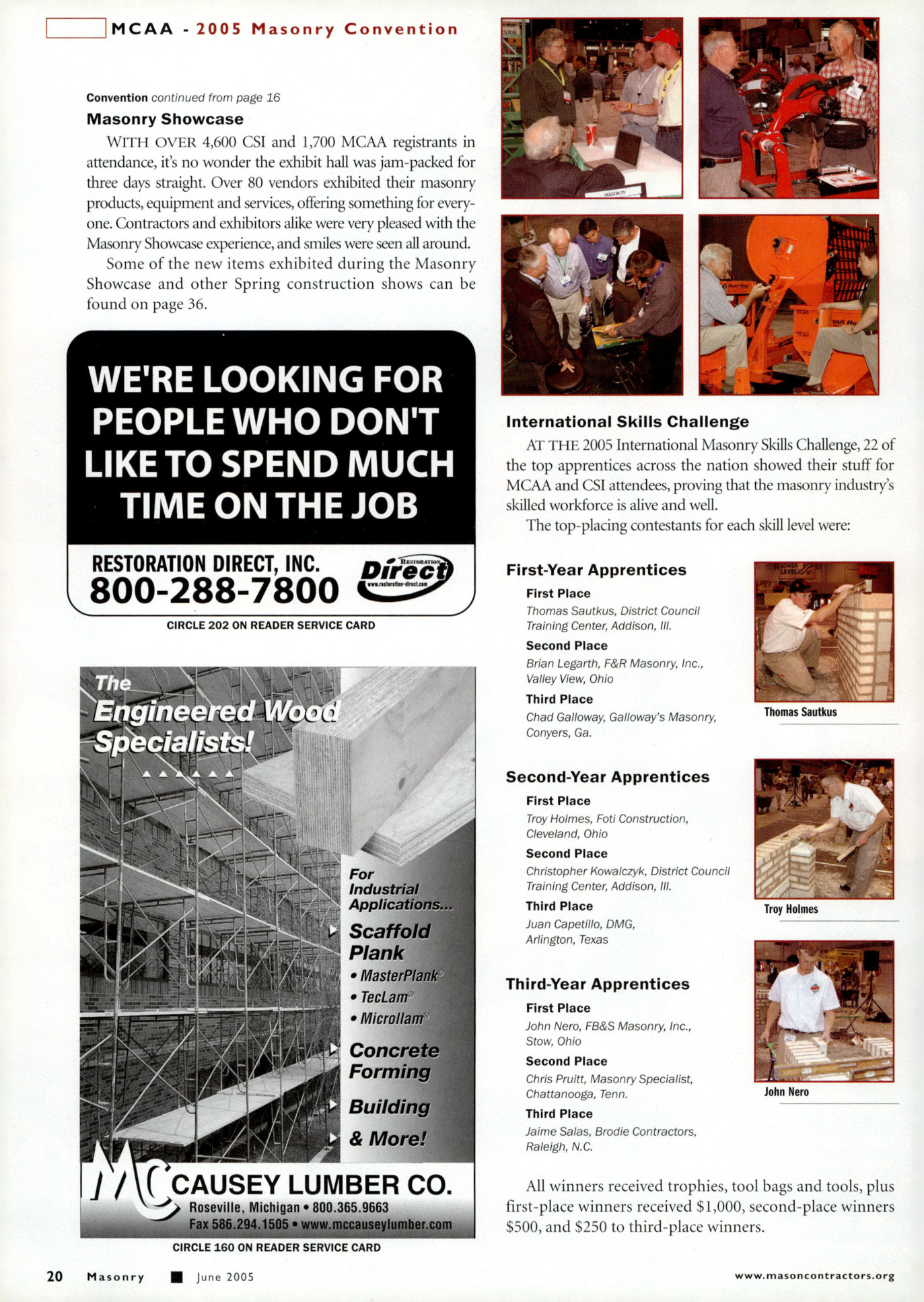 Masonry Magazine June 2005 Page. 24