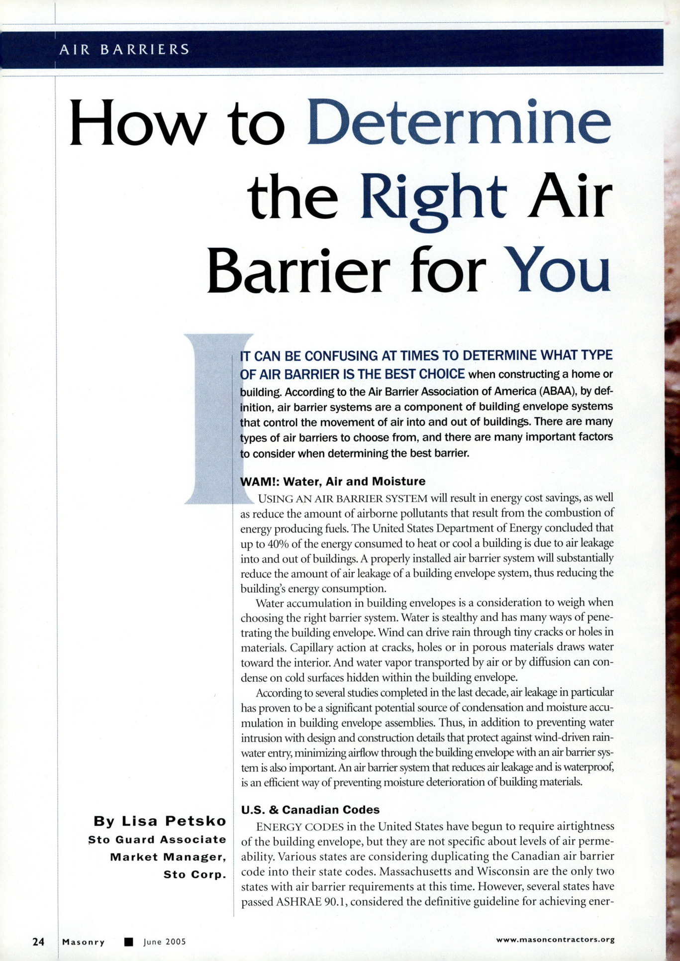 Masonry Magazine June 2005 Page. 28