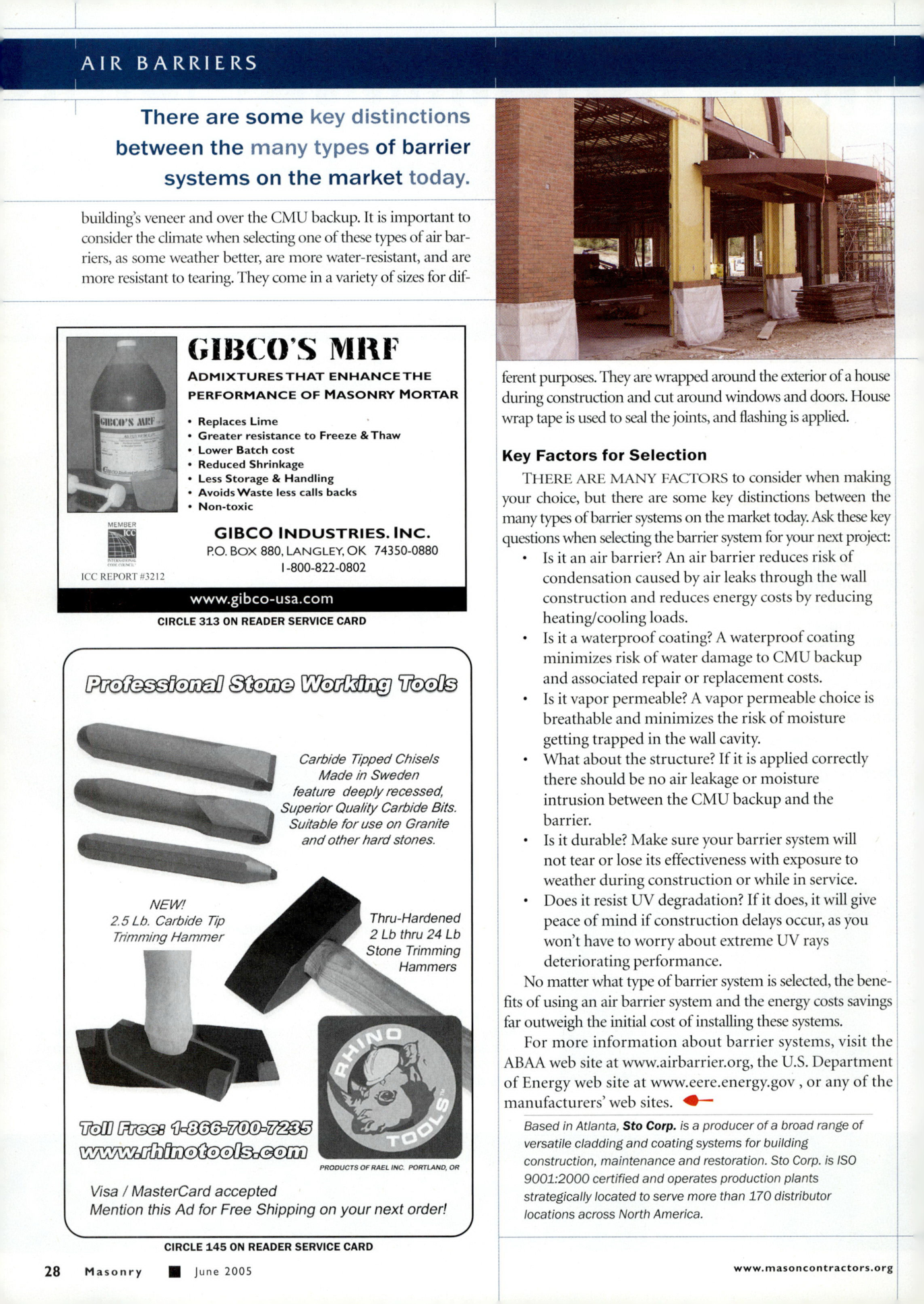 Masonry Magazine June 2005 Page. 32