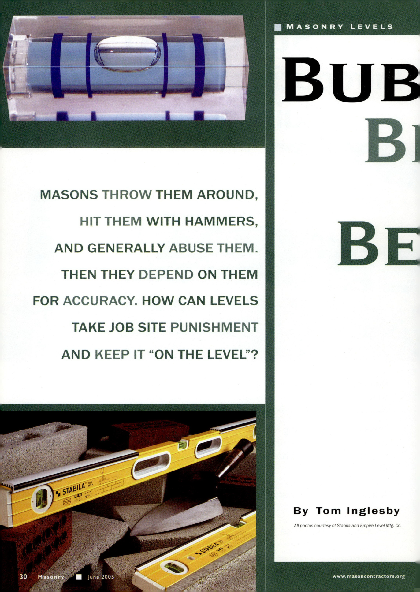 Masonry Magazine June 2005 Page. 34