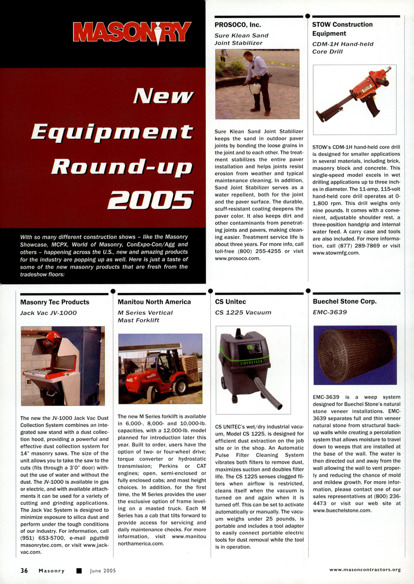 Masonry Magazine June 2005 Page. 40