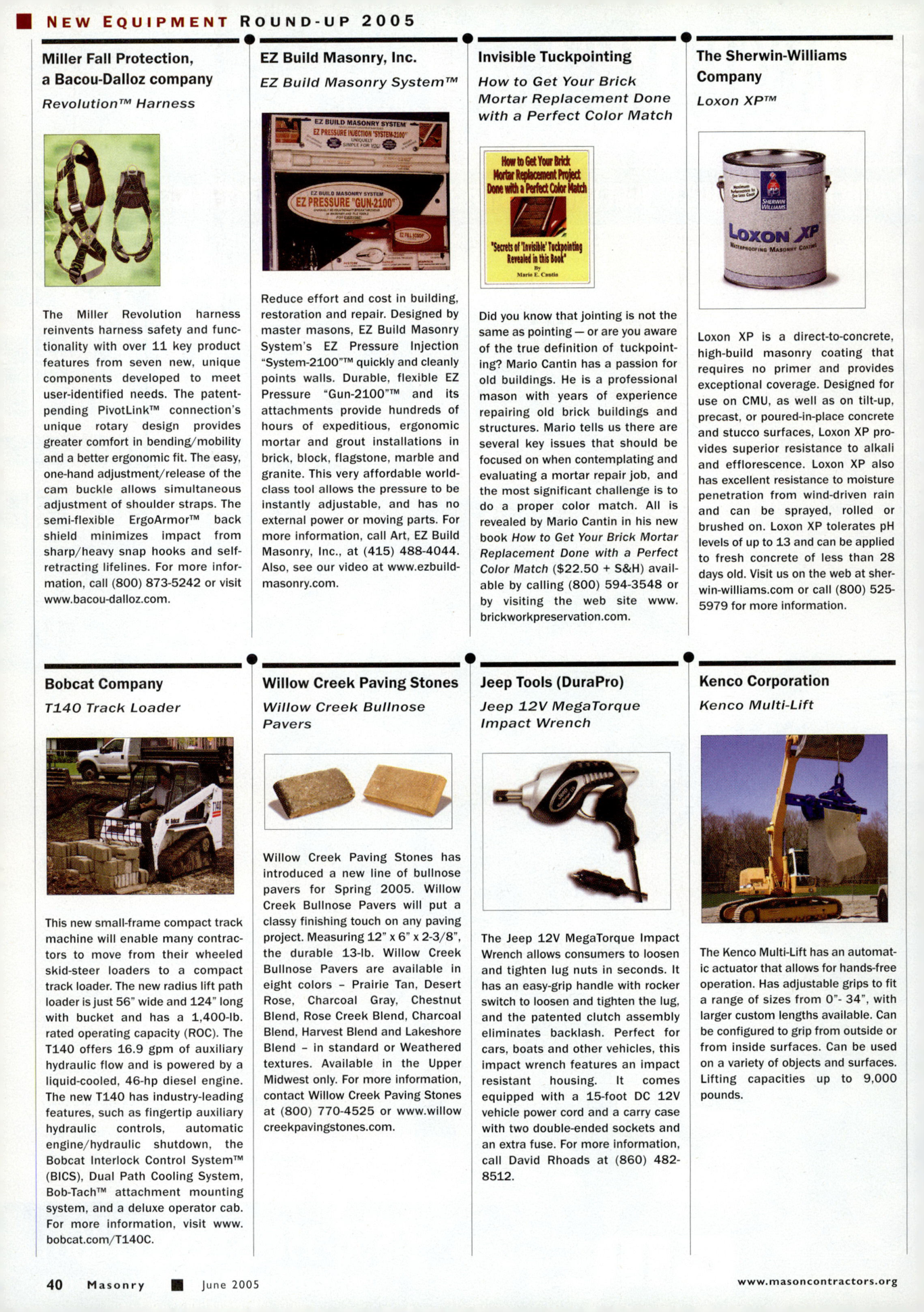 Masonry Magazine June 2005 Page. 44