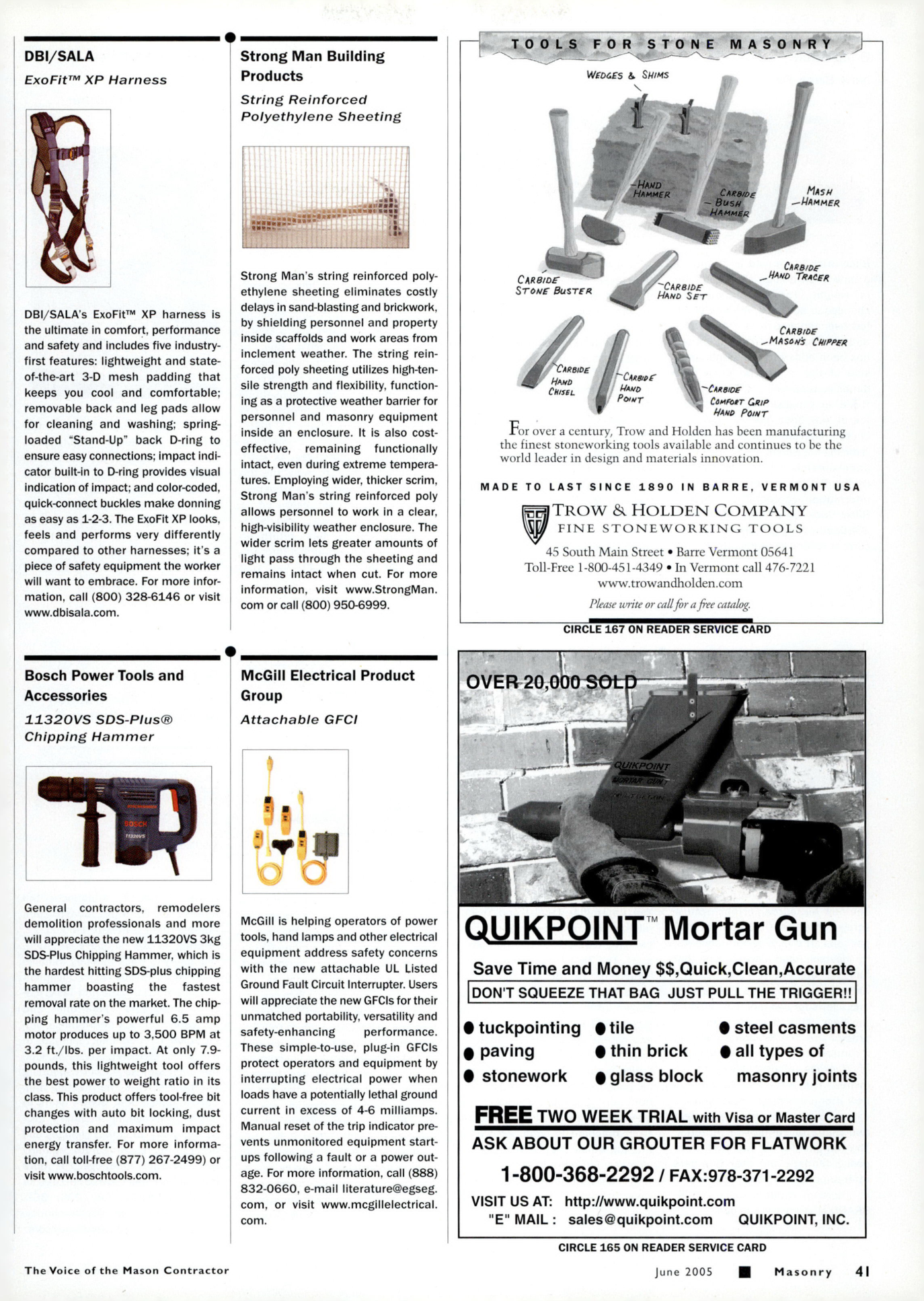 Masonry Magazine June 2005 Page. 47