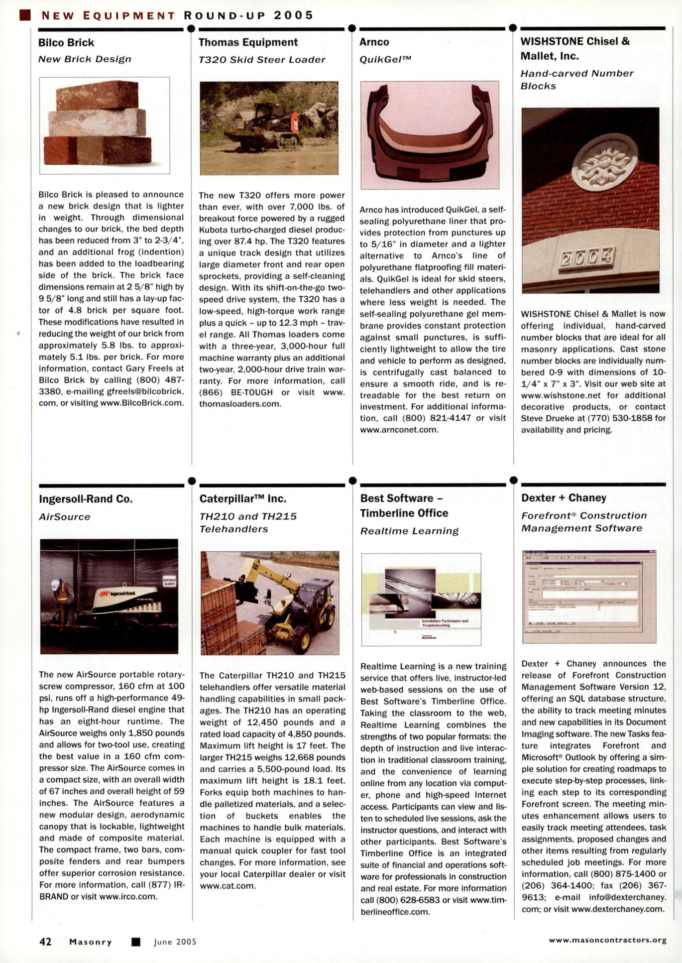 Masonry Magazine June 2005 Page. 48