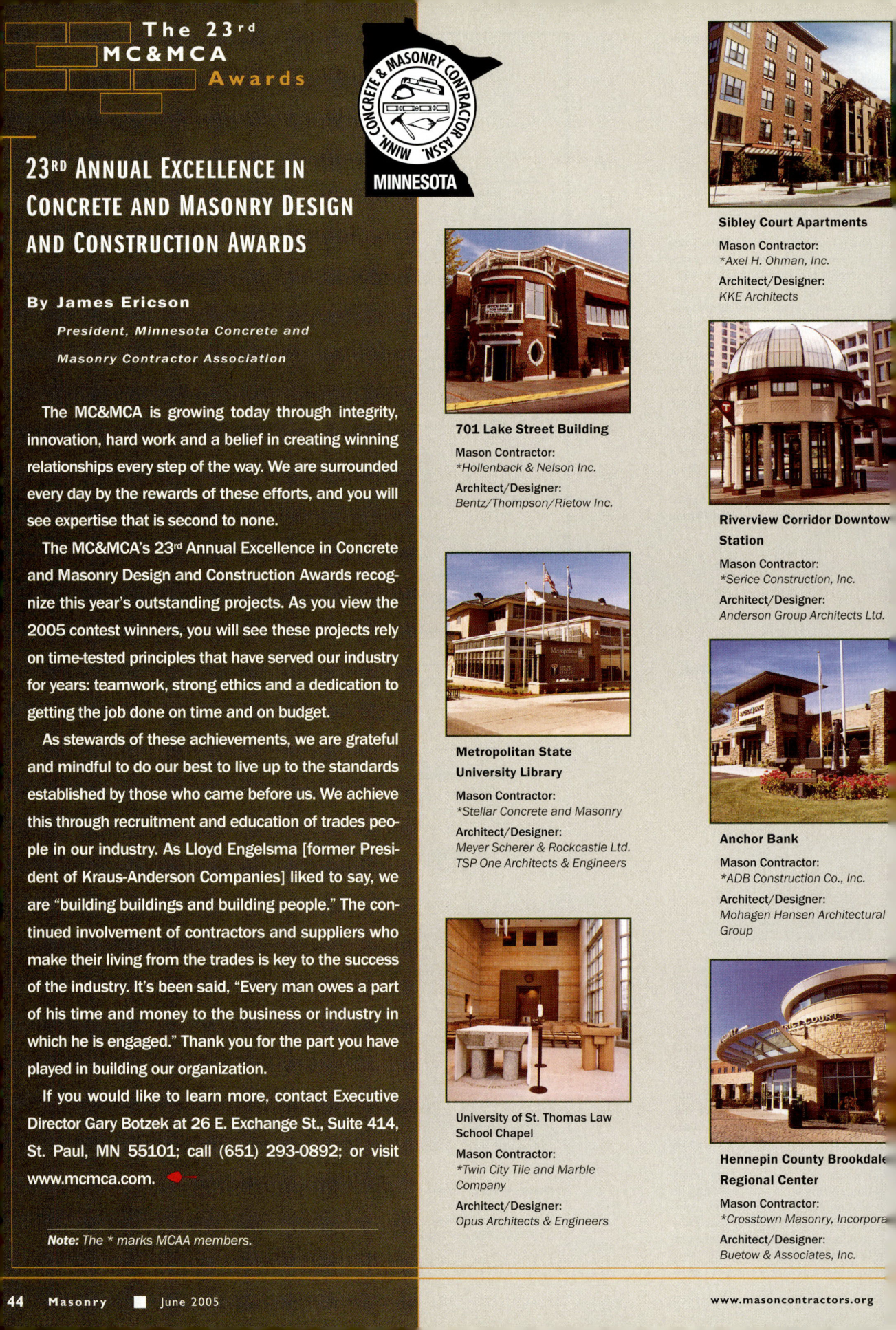 Masonry Magazine June 2005 Page. 50