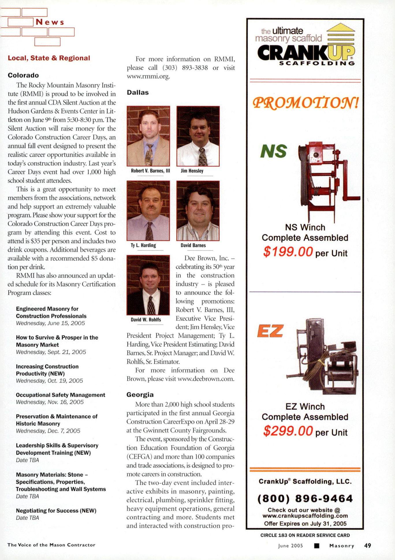 Masonry Magazine June 2005 Page. 55