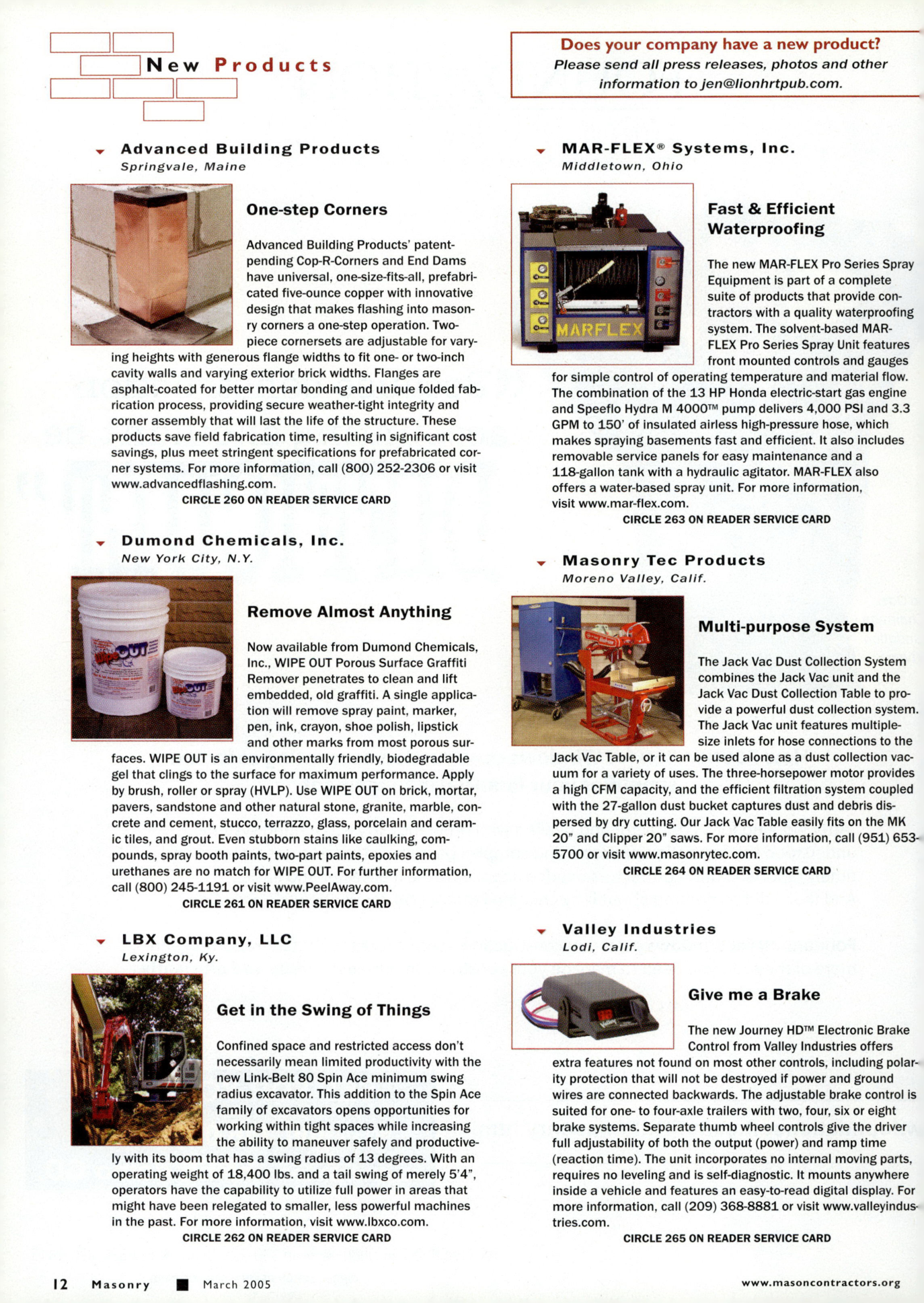 Masonry Magazine March 2005 Page. 14