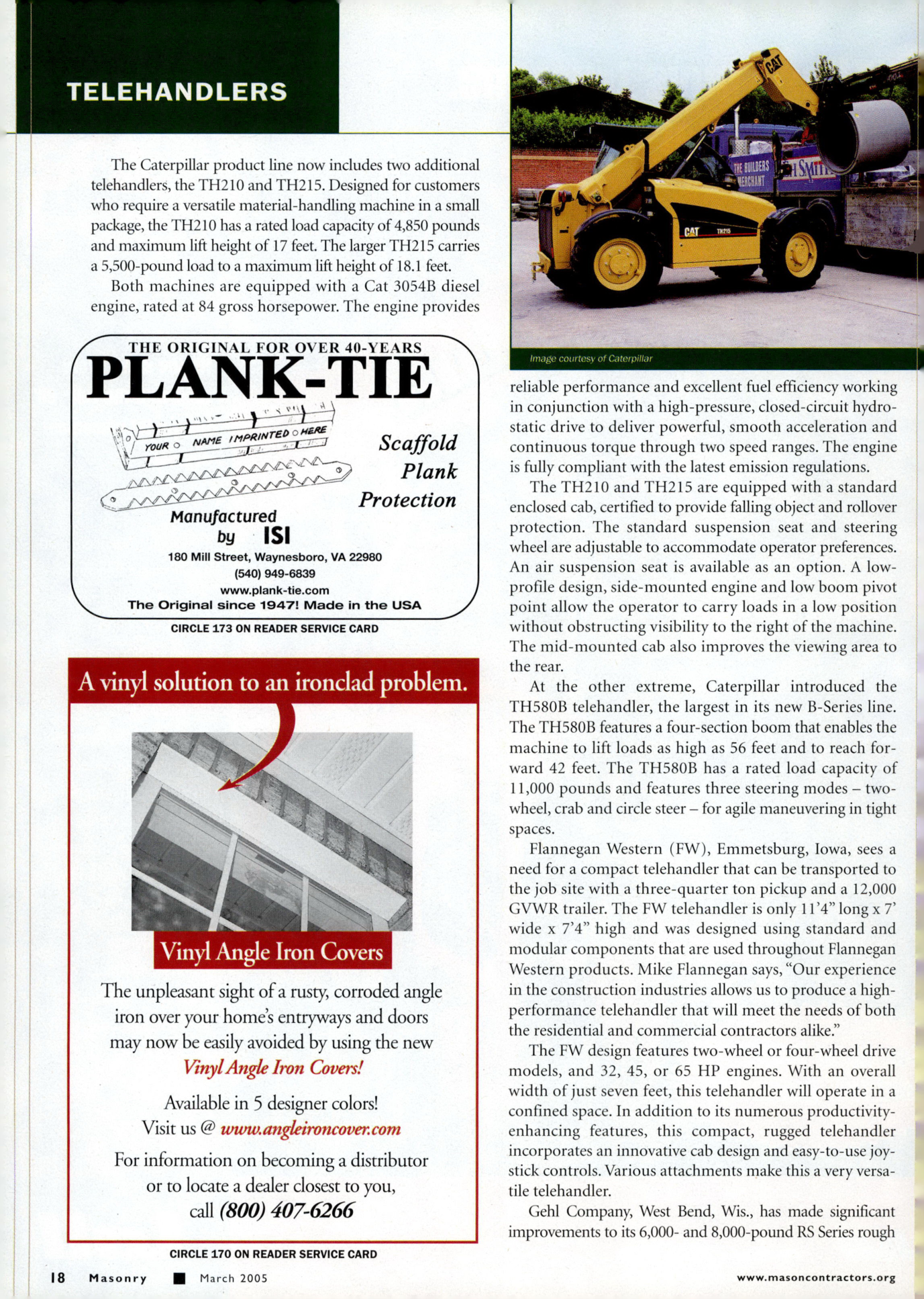Masonry Magazine March 2005 Page. 20