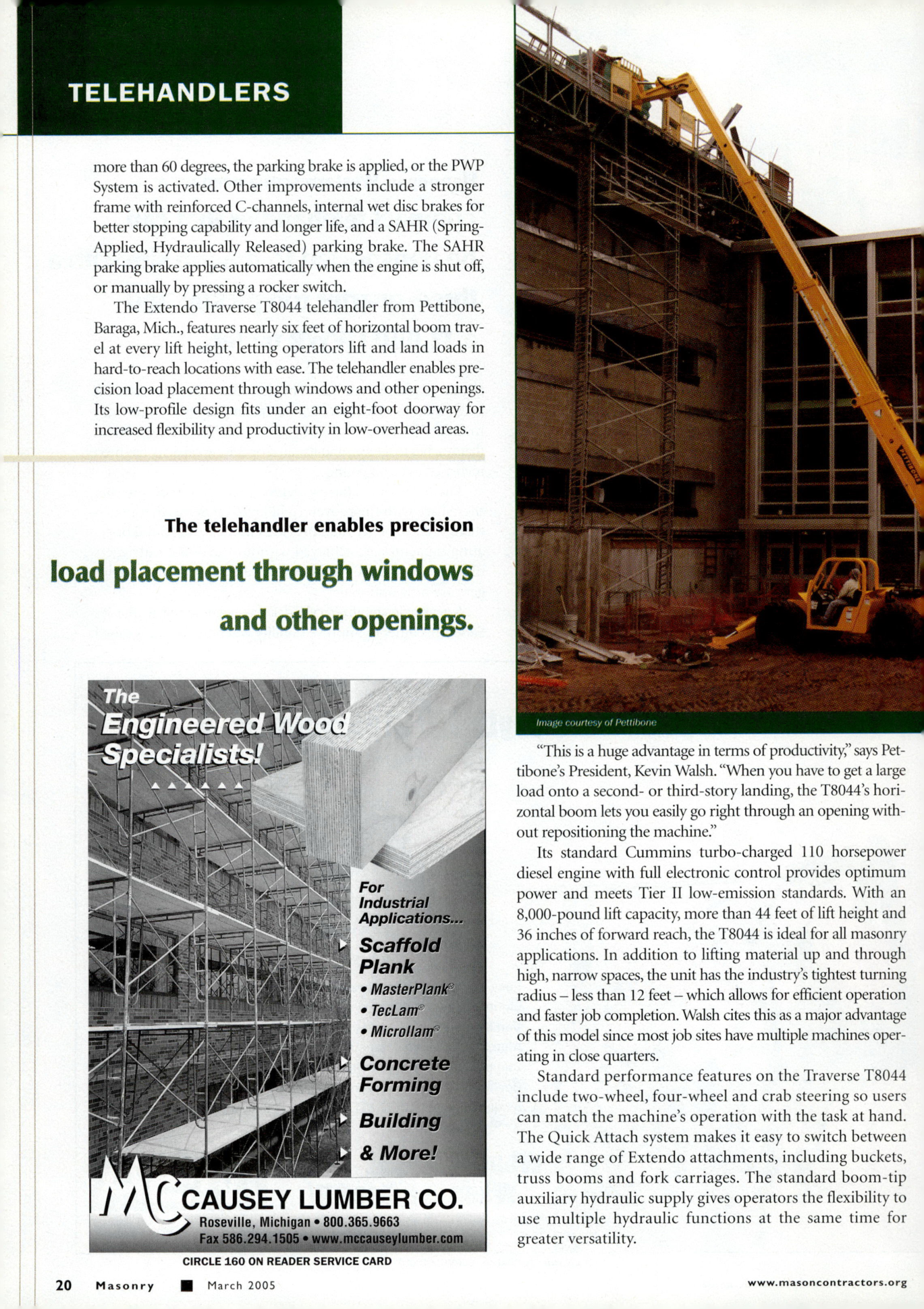 Masonry Magazine March 2005 Page. 22